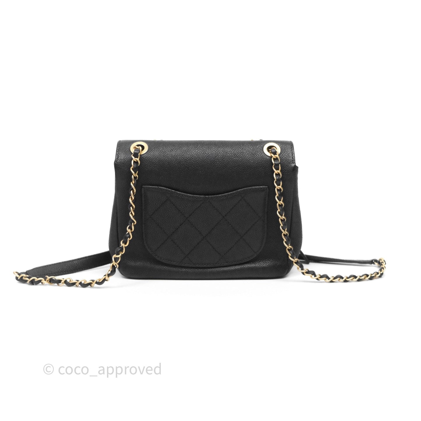 Chanel Chic Trip Flap Bag Black Caviar Gold Hardware
