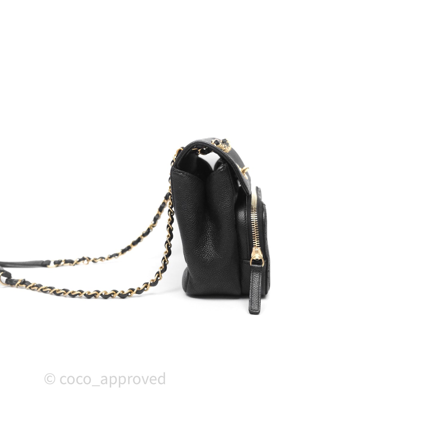 Chanel Chic Trip Flap Bag Black Caviar Gold Hardware