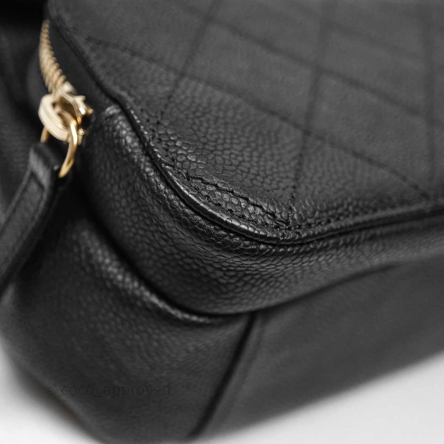 Chanel Chic Trip Flap Bag Black Caviar Gold Hardware