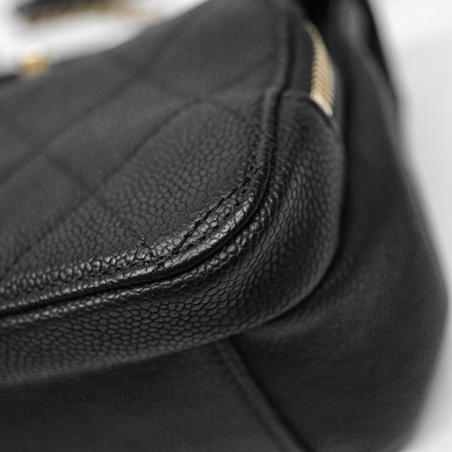 Chanel Chic Trip Flap Bag Black Caviar Gold Hardware