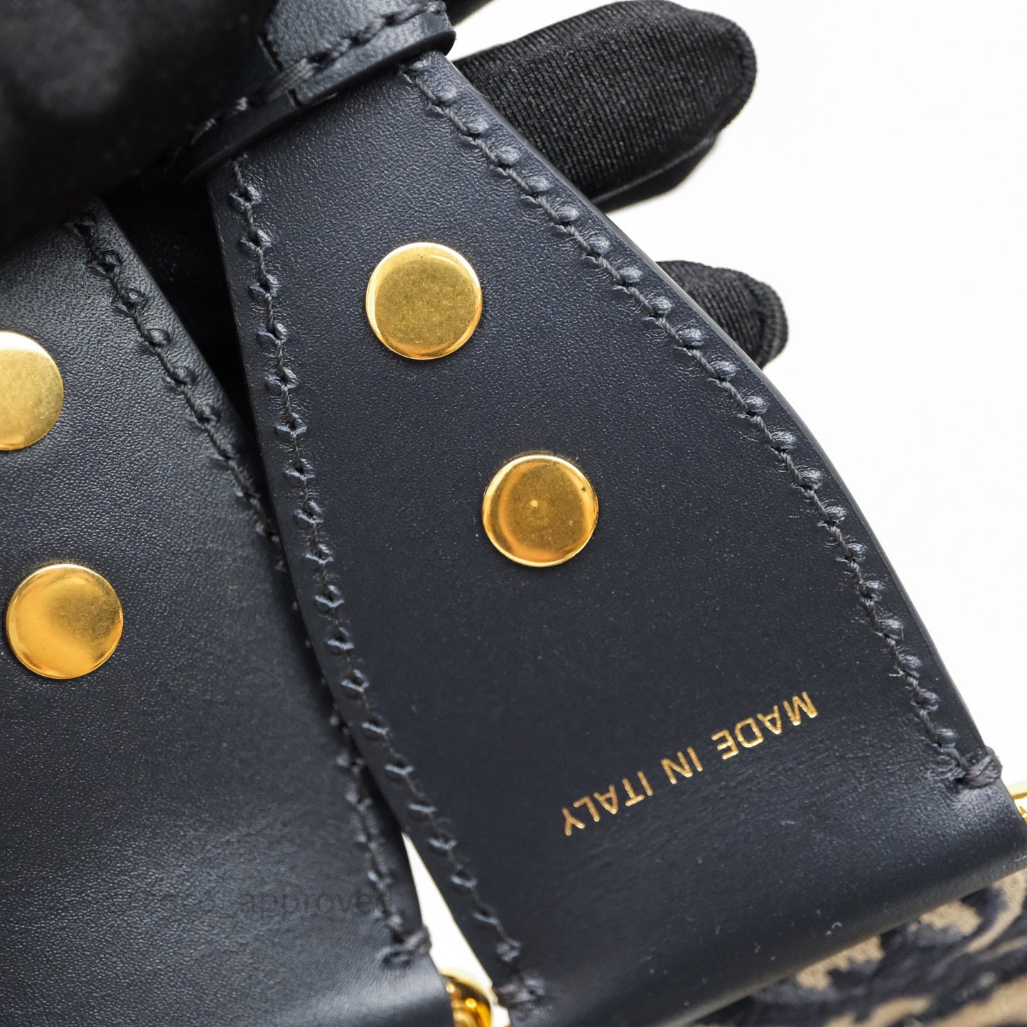 Christian Dior Large Bobby Flap Black Grained Calfskin