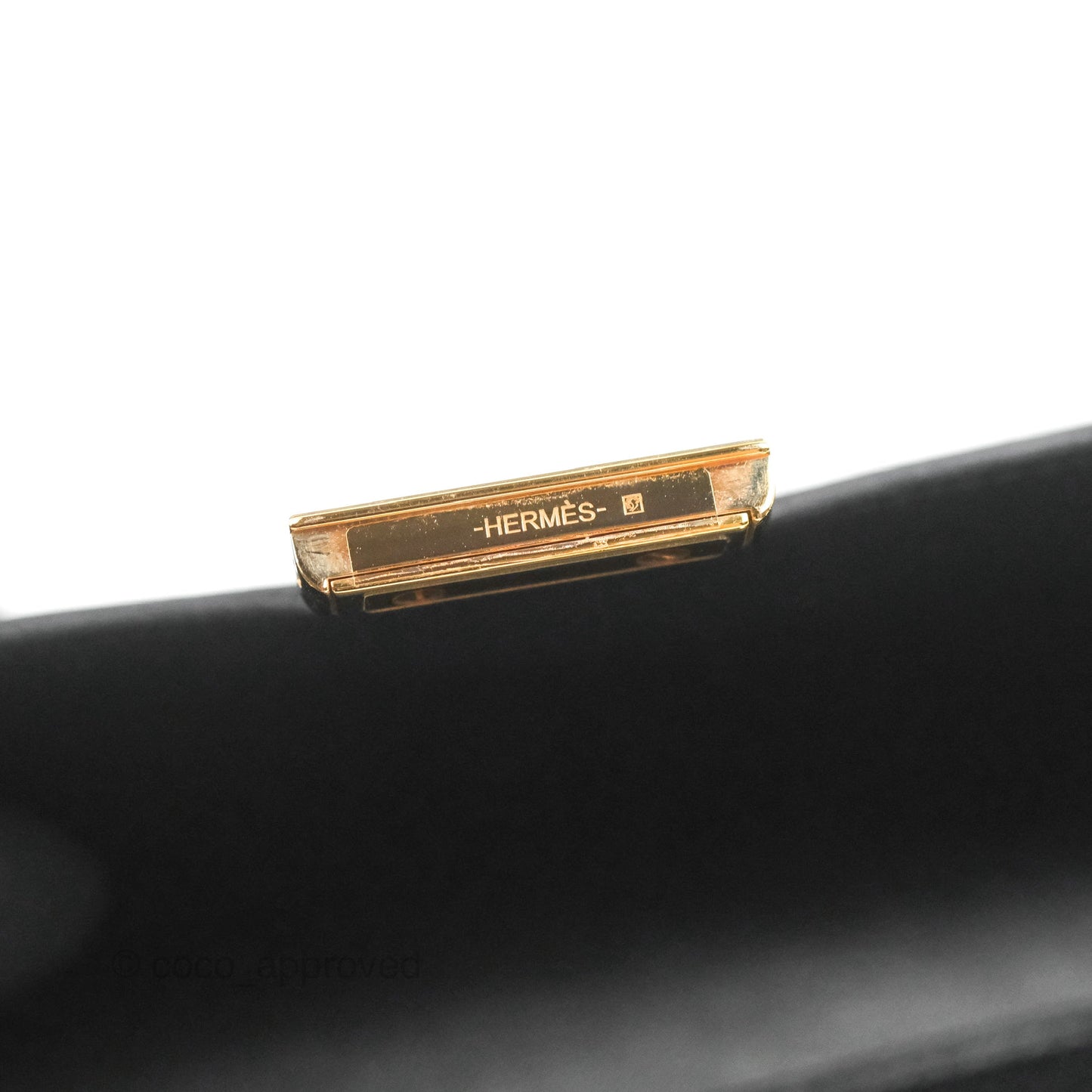 Hermès Constance Long Wallet Black Epsom Gold Hardware