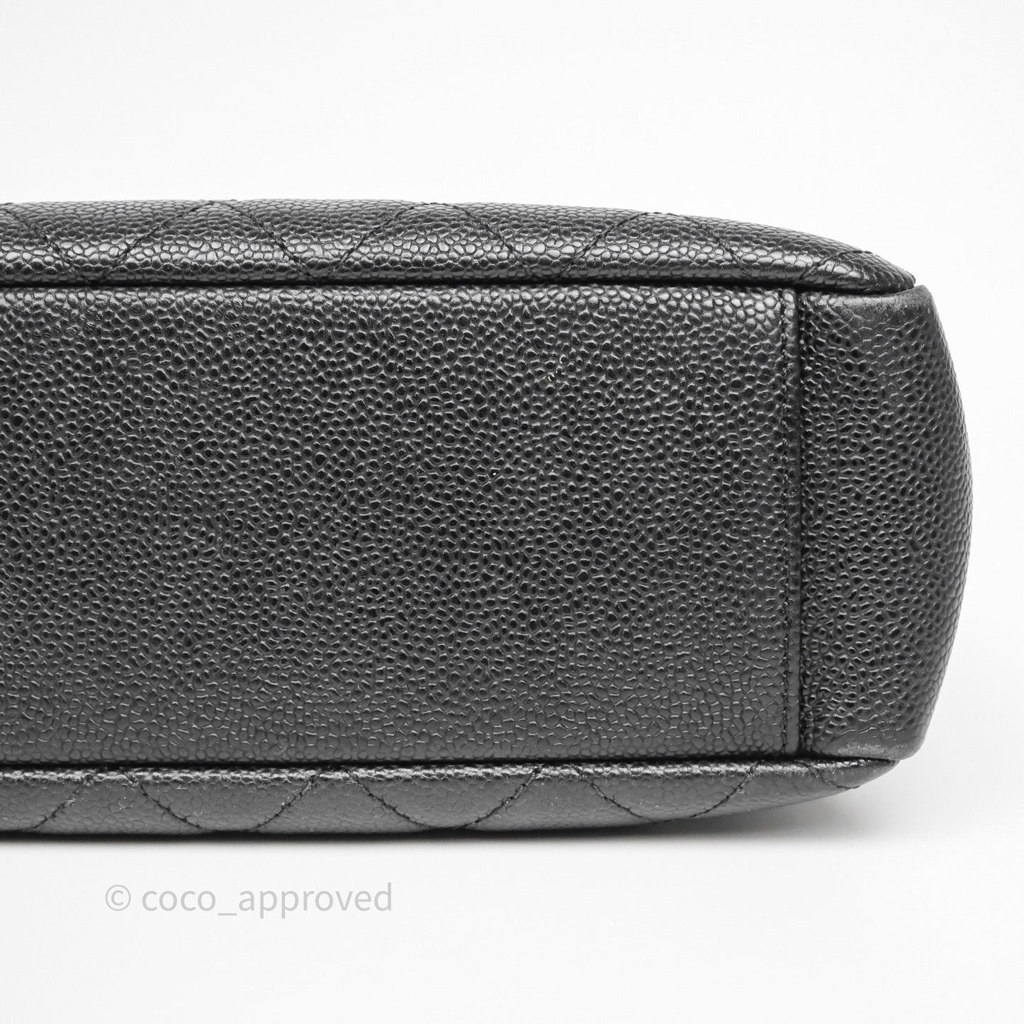 Chanel Vertical GST Black Caviar Gold Hardware