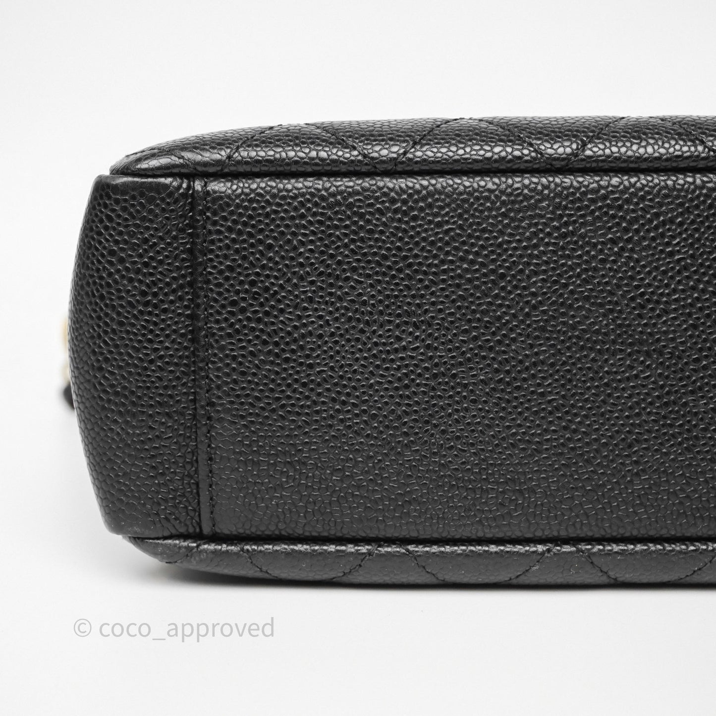 Chanel Vertical GST Black Caviar Gold Hardware
