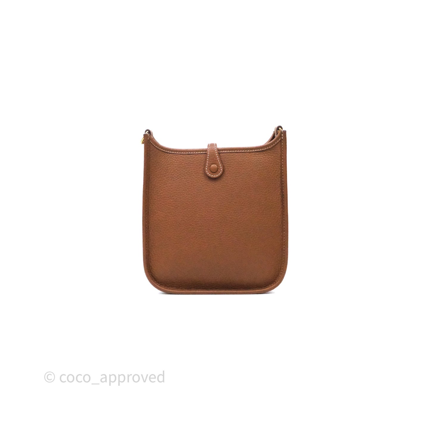 Hermès Mini Evelyne 16 Gold 37 Clemence Gold Hardware