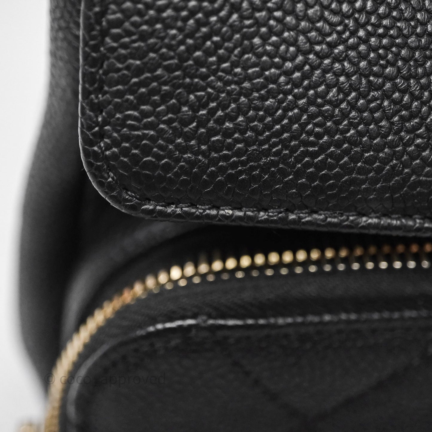 Chanel Chic Trip Flap Bag Black Caviar Gold Hardware