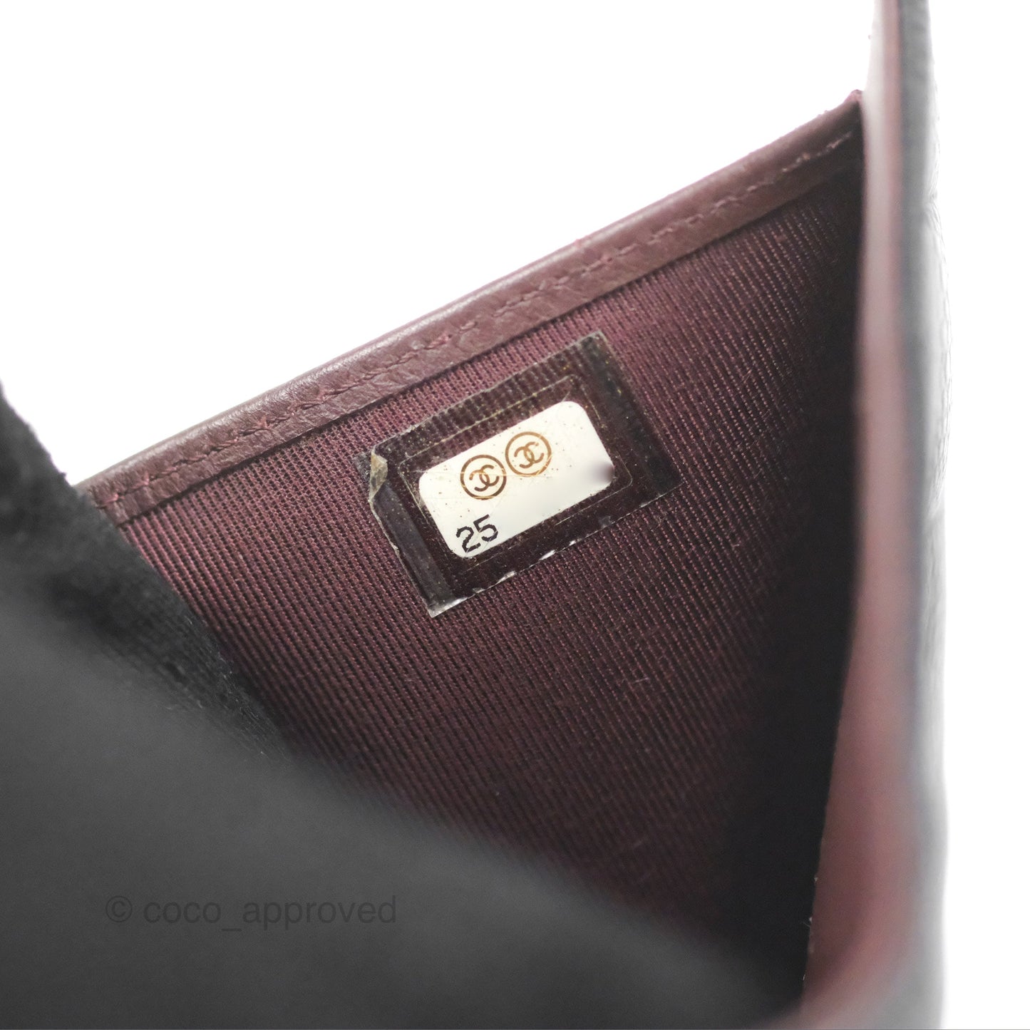 Chanel Classic Flap Wallet Black Caviar Silver Hardware