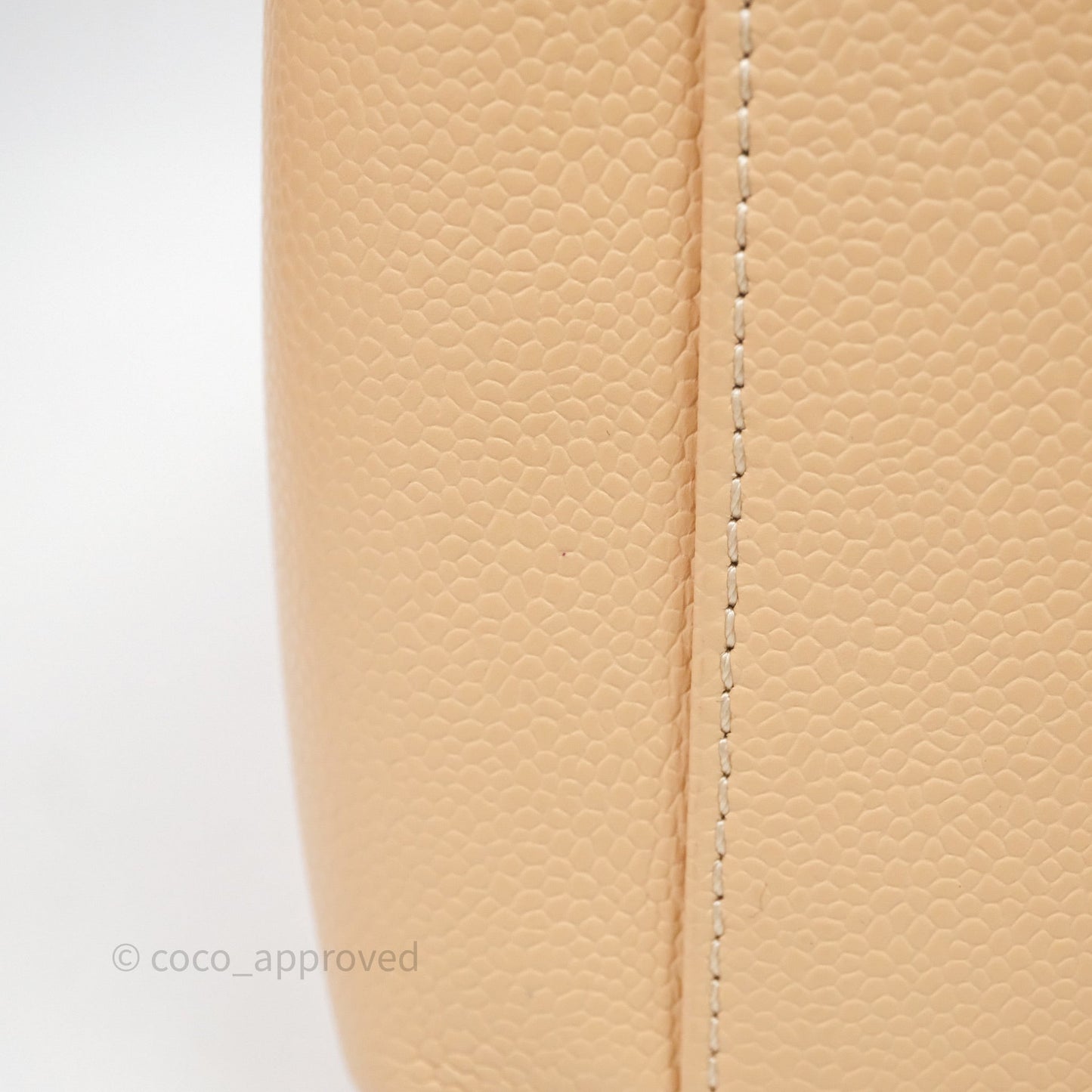 Chanel GST Beige Caviar Gold Hardware