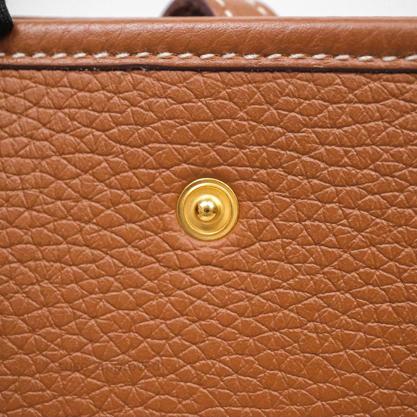 Hermès Mini Evelyne 16 Gold 37 Clemence Gold Hardware