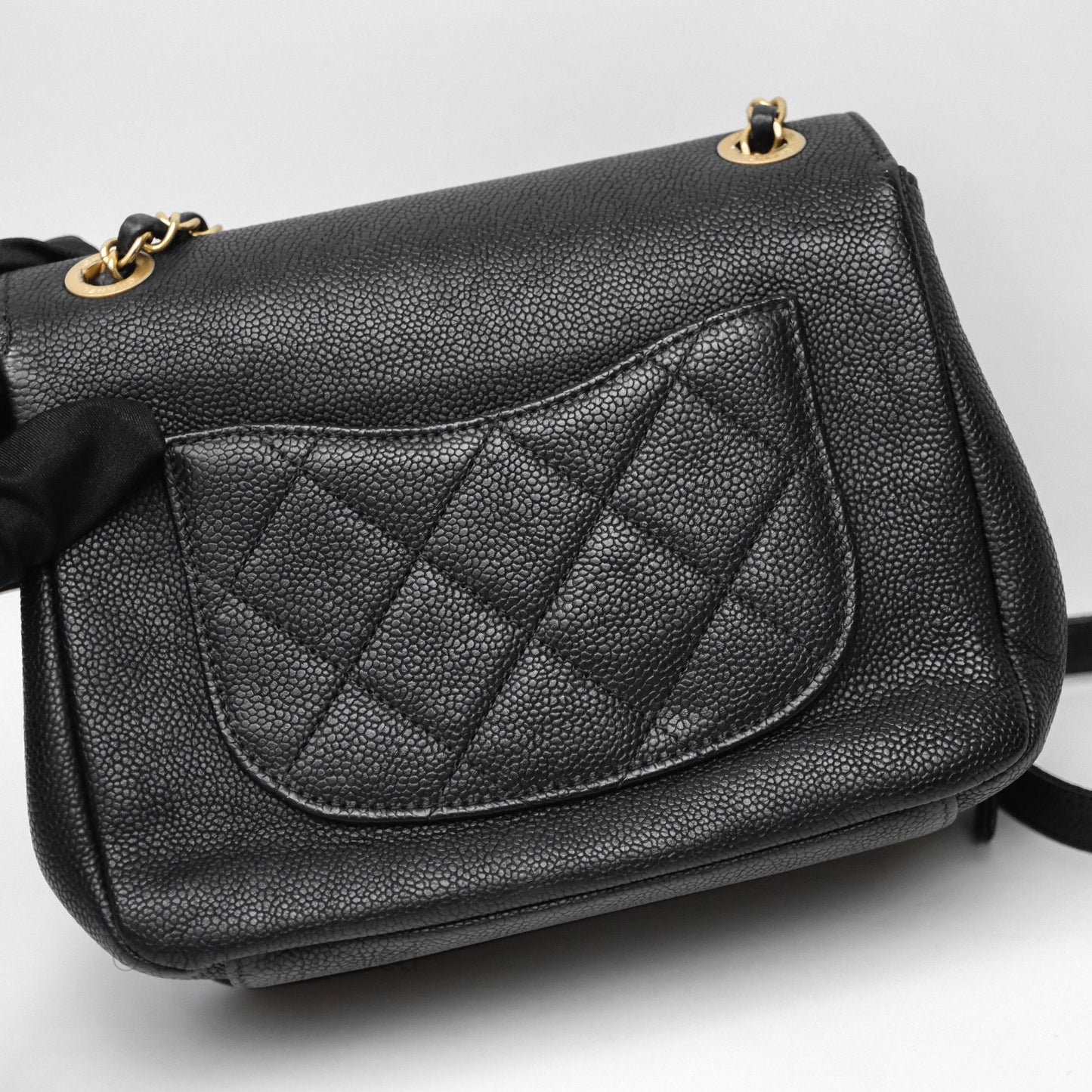 Chanel Chic Trip Flap Bag Black Caviar Gold Hardware