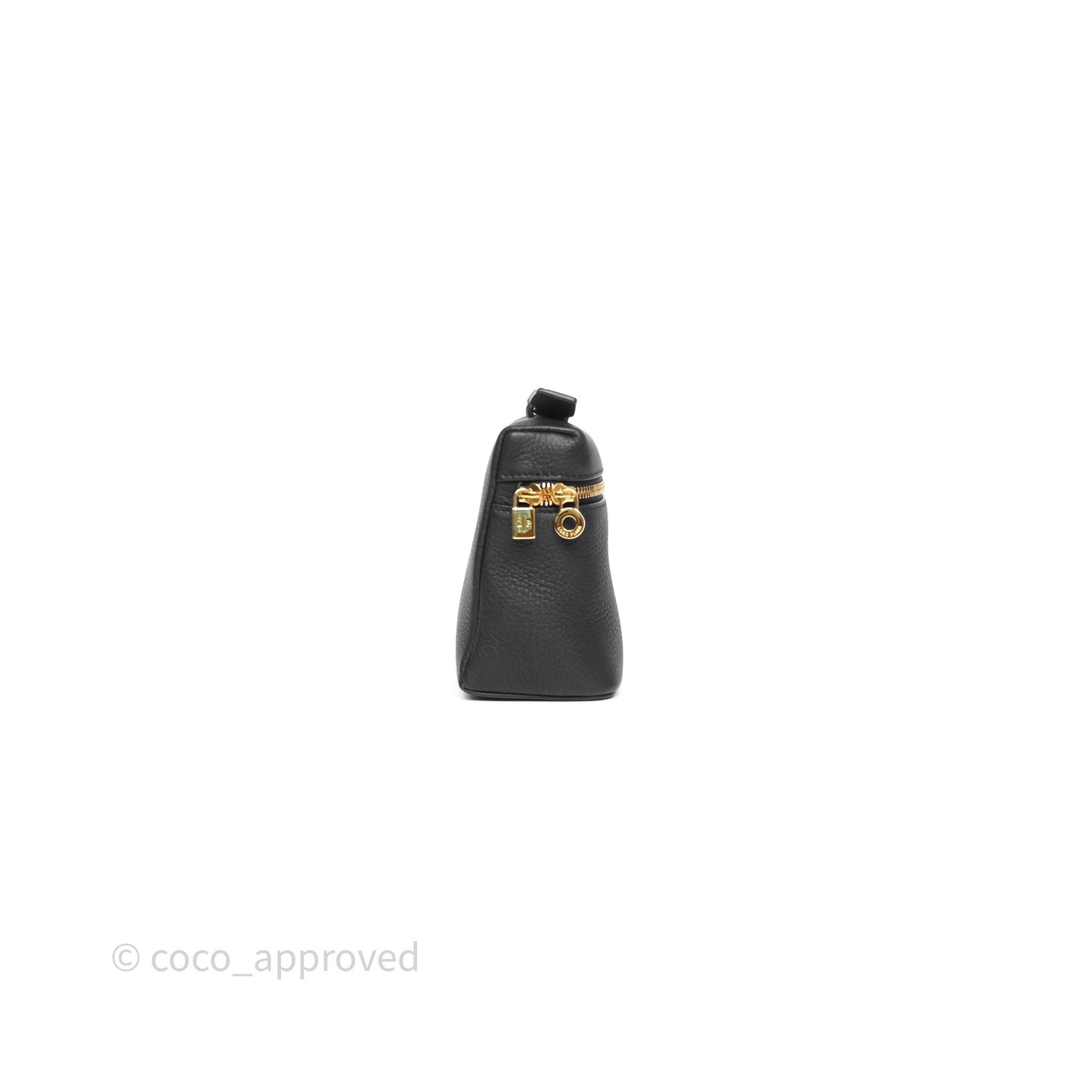 Loro Piana Extra Pocket L19 Black Grained Calfskin
