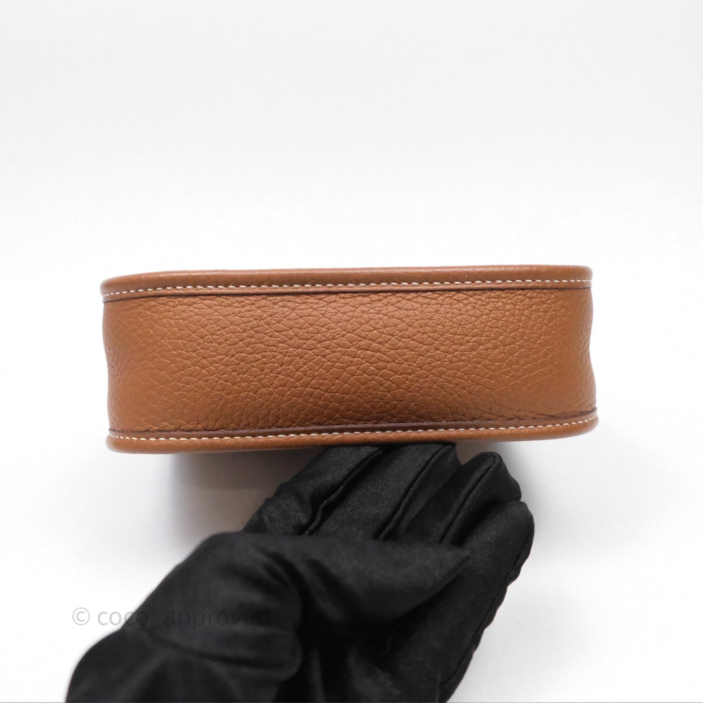 Hermès Mini Evelyne 16 Gold 37 Clemence Gold Hardware
