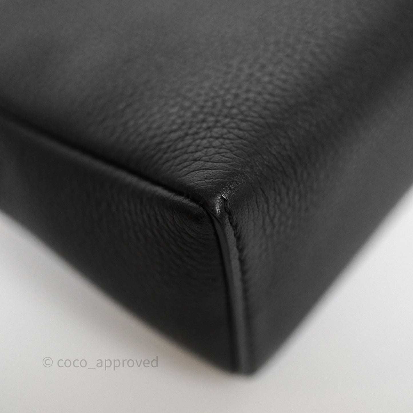 Loro Piana Extra Pocket L19 Black Grained Calfskin