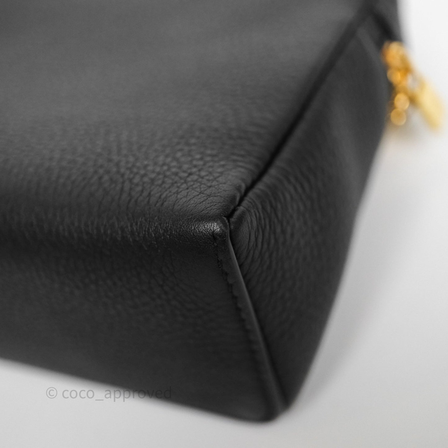 Loro Piana Extra Pocket L19 Black Grained Calfskin