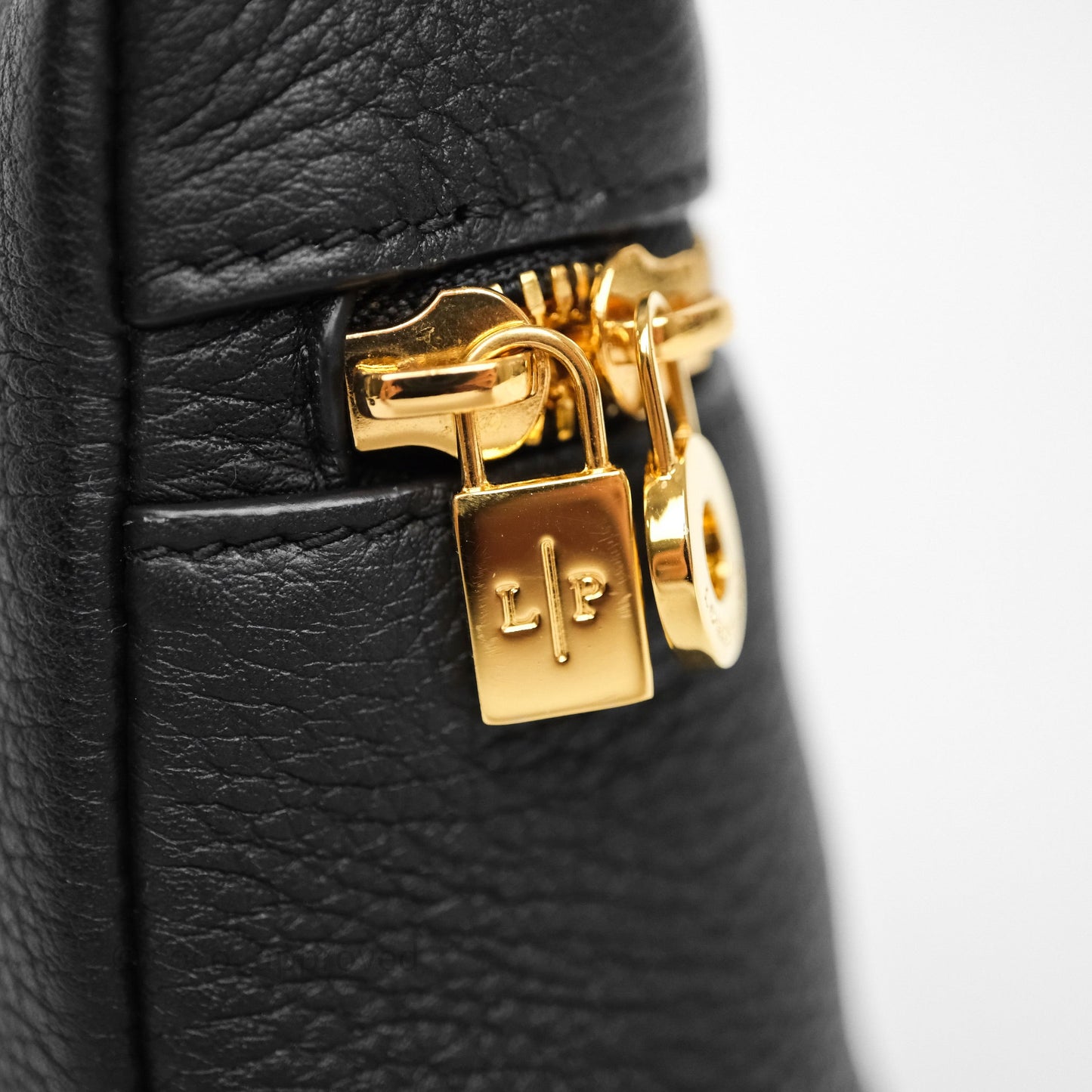 Loro Piana Extra Pocket L19 Black Grained Calfskin