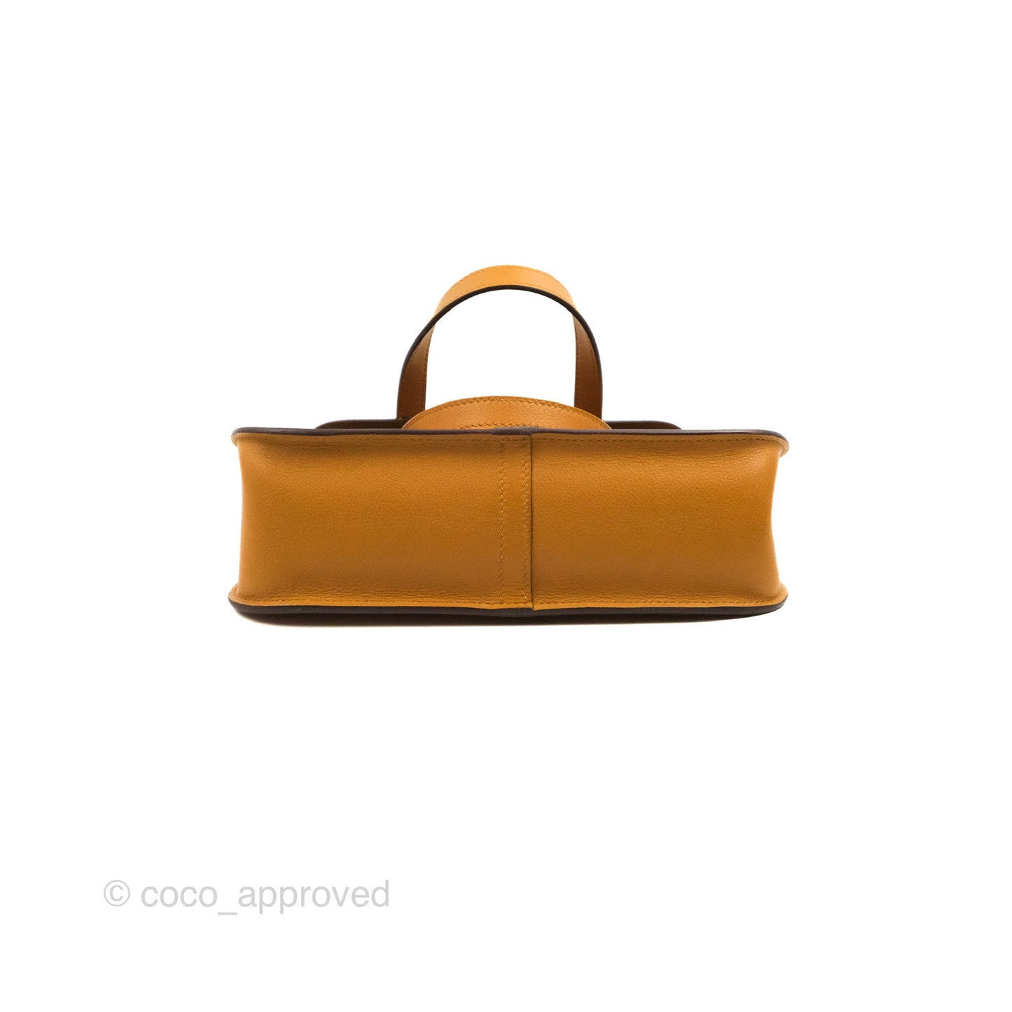 Hermès Halzan 25 Caramel Evercolour Gold Hardware