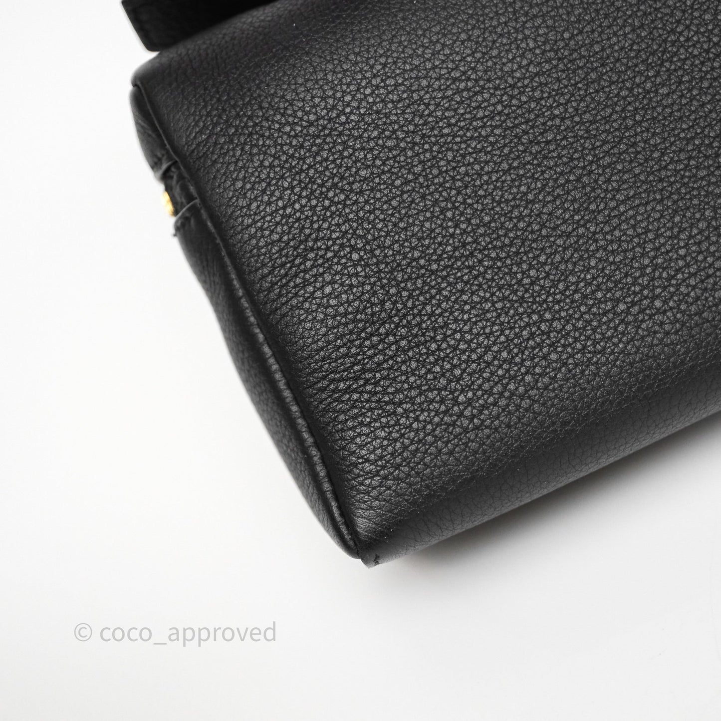 Loro Piana Extra Pocket L19 Black Grained Calfskin