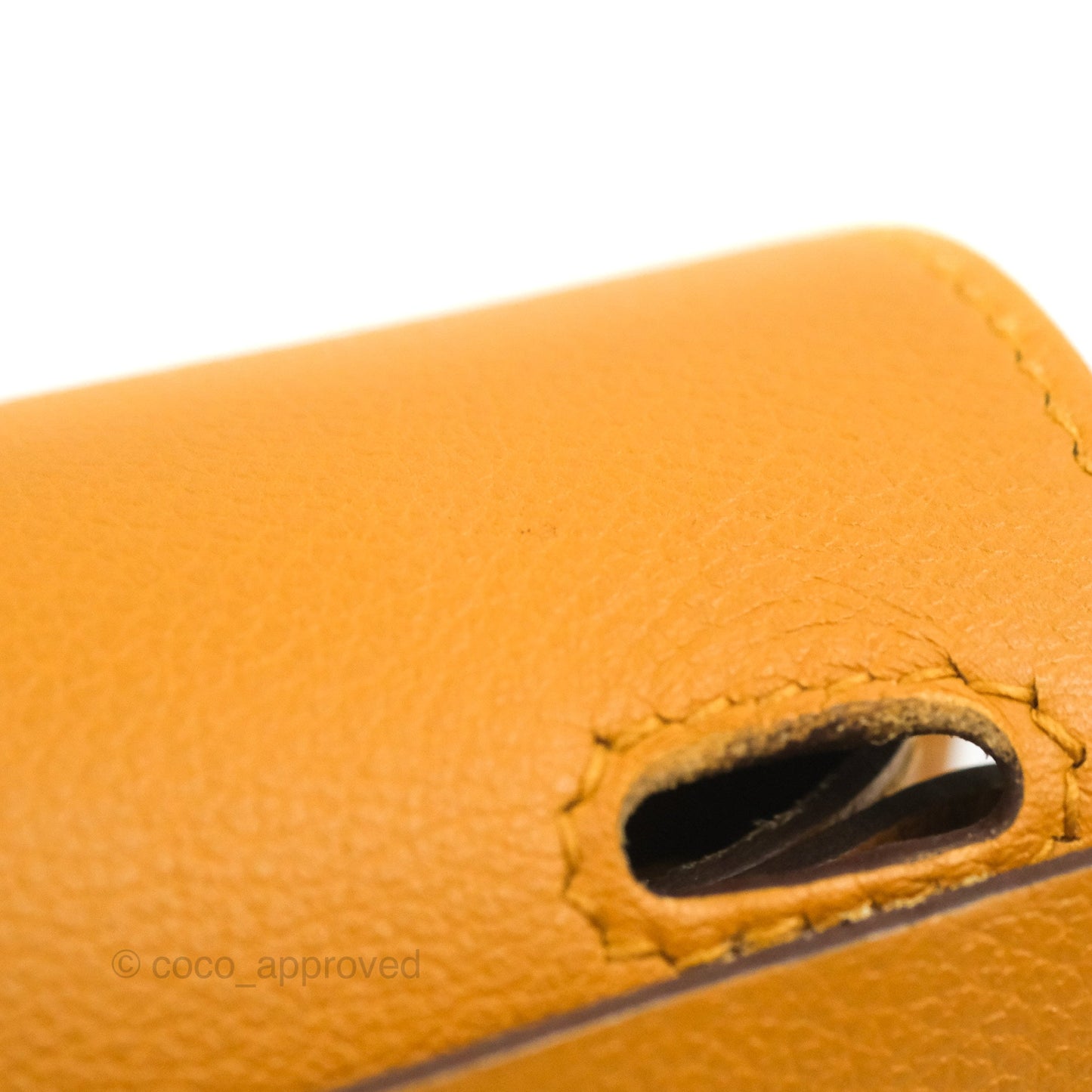 Hermès Halzan 25 Caramel Evercolour Gold Hardware