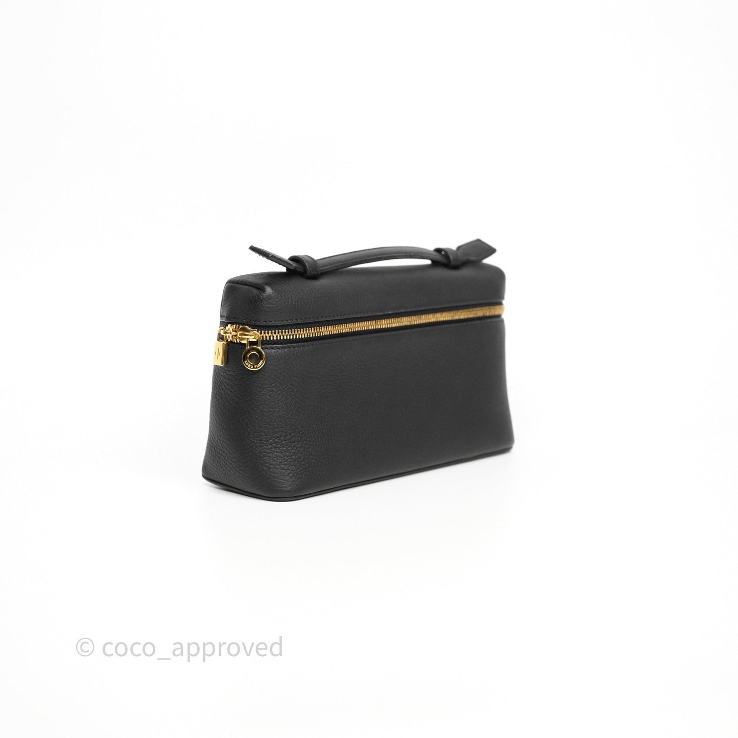 Loro Piana Extra Pocket L19 Black Grained Calfskin