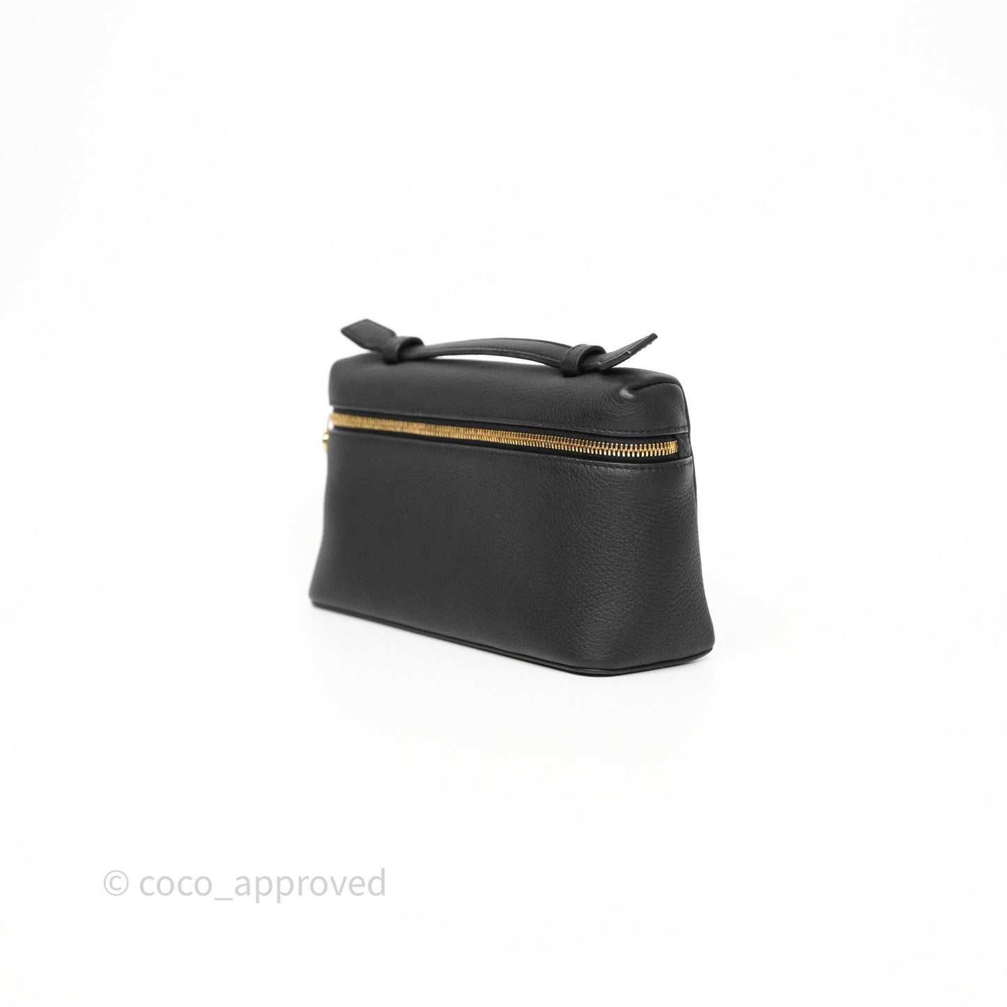 Loro Piana Extra Pocket L19 Black Grained Calfskin