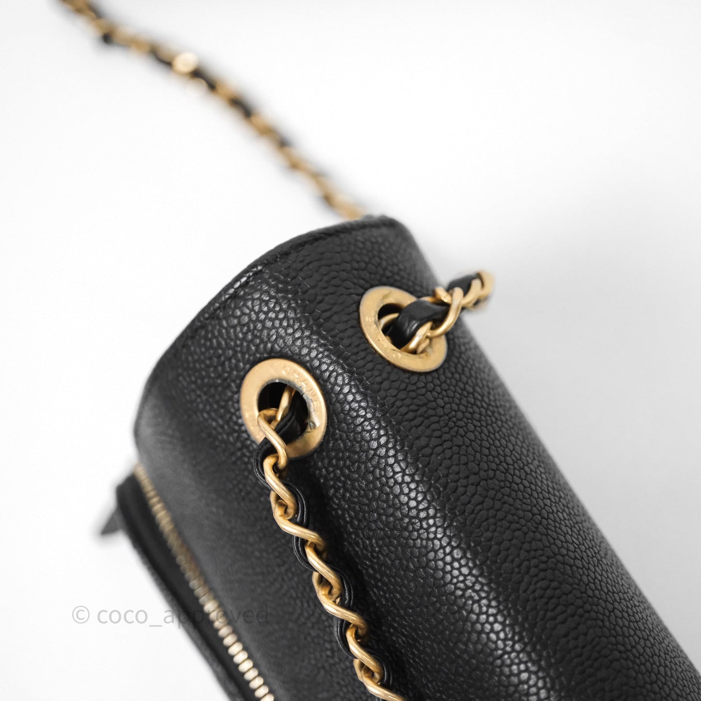Chanel Chic Trip Flap Bag Black Caviar Gold Hardware