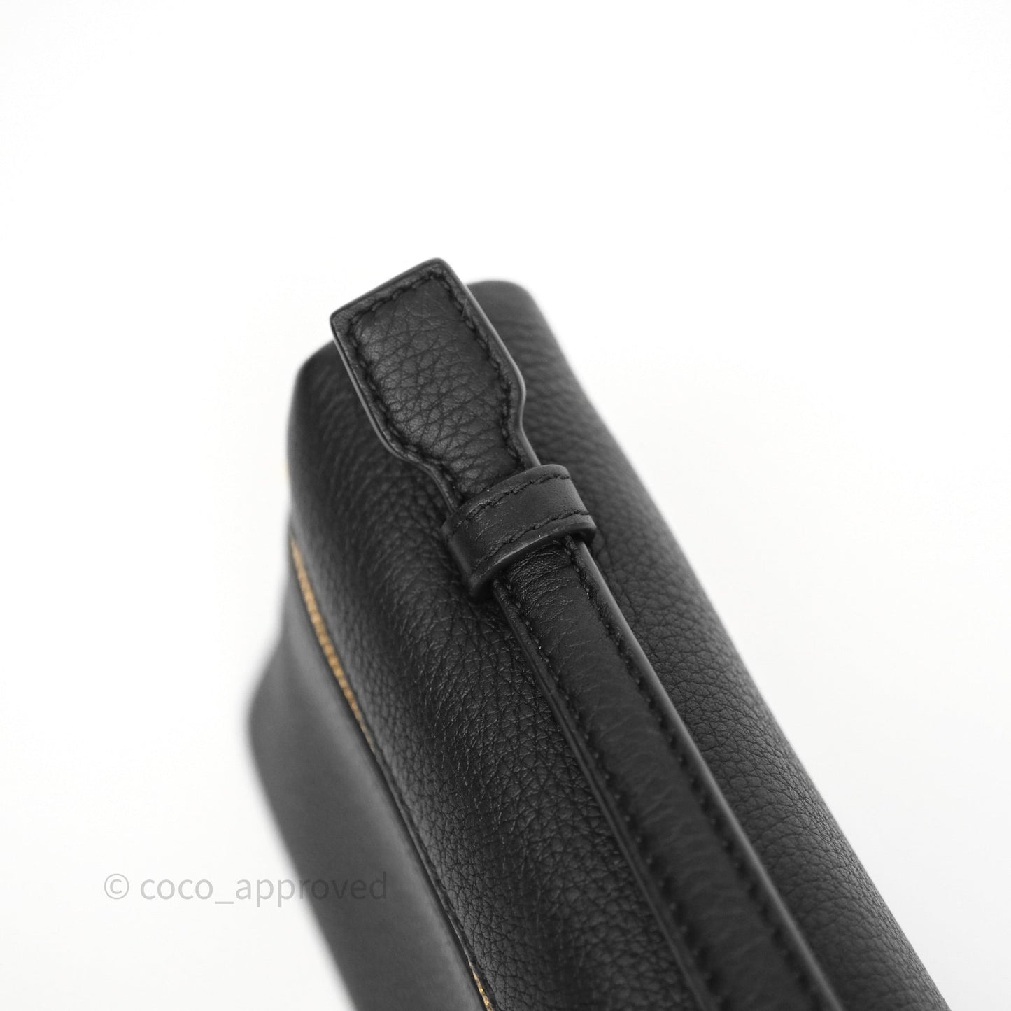 Loro Piana Extra Pocket L19 Black Grained Calfskin