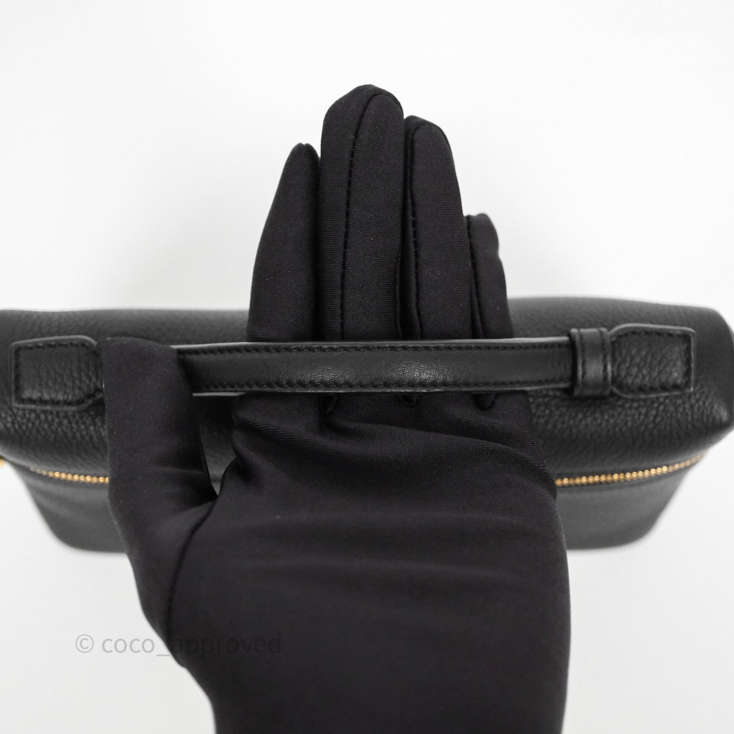 Loro Piana Extra Pocket L19 Black Grained Calfskin