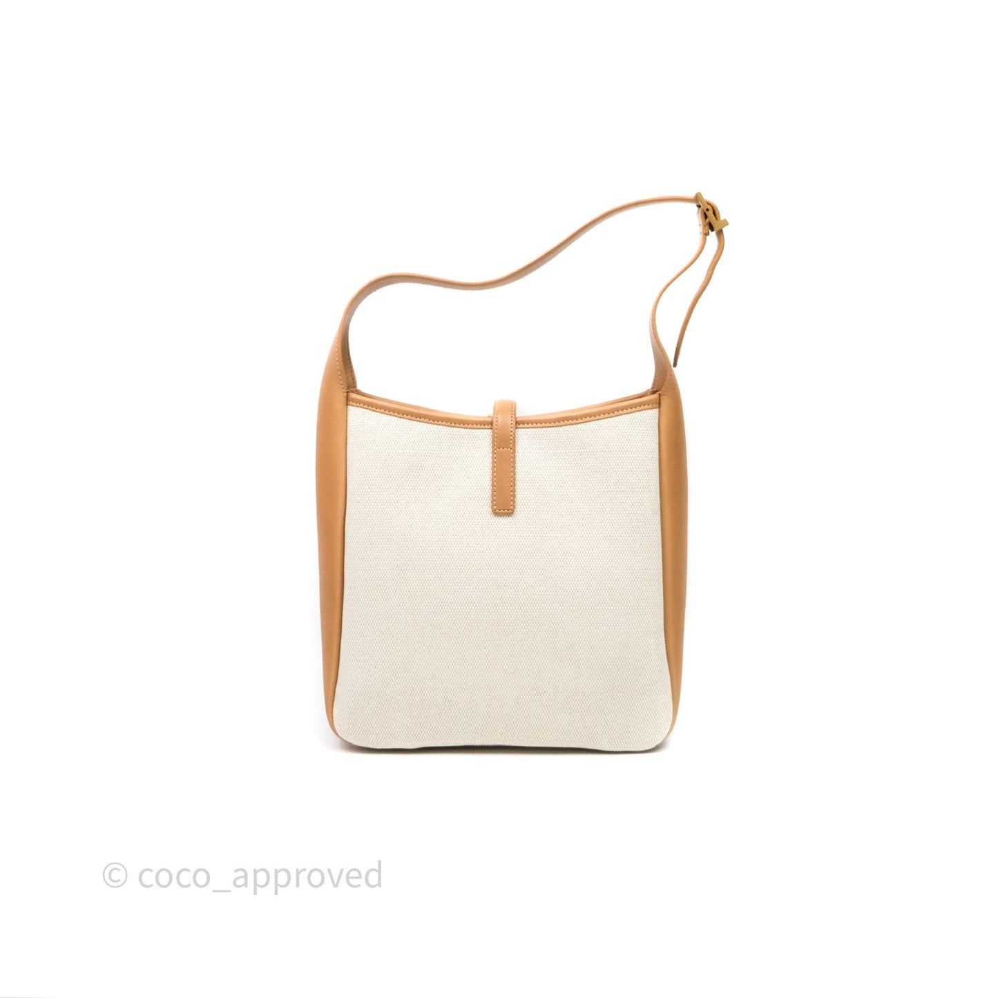 Saint Laurent Small ‘Le 5 a 7’ Hobo Bag Canvas