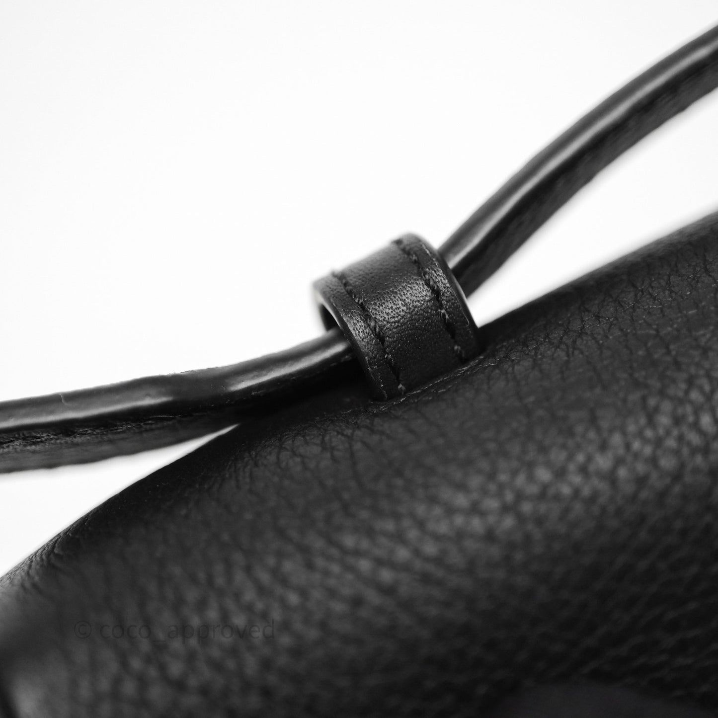 Loro Piana Extra Pocket L19 Black Grained Calfskin