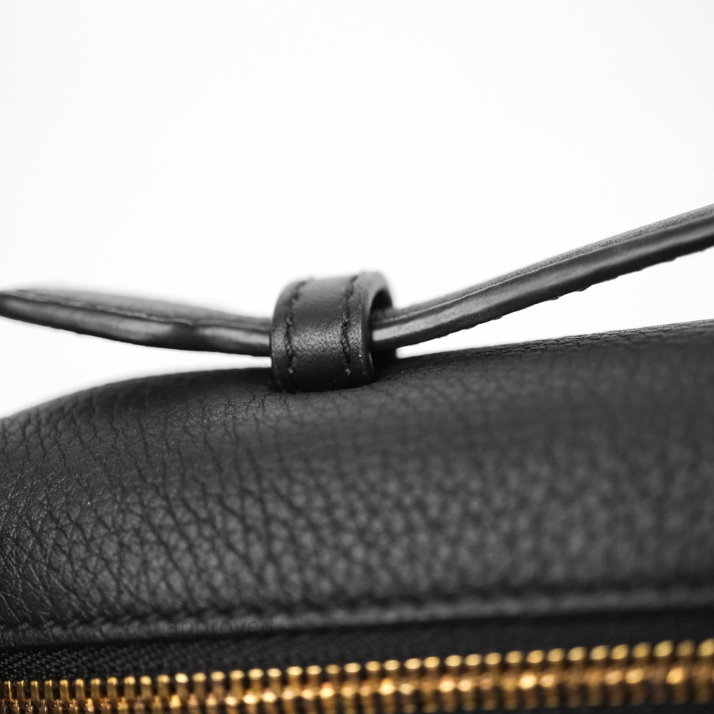 Loro Piana Extra Pocket L19 Black Grained Calfskin