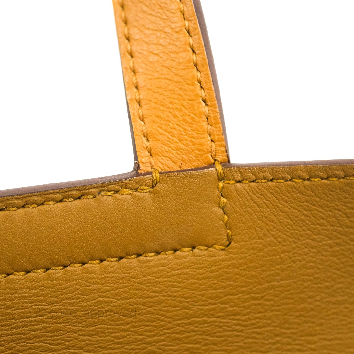 Hermès Halzan 25 Caramel Evercolour Gold Hardware