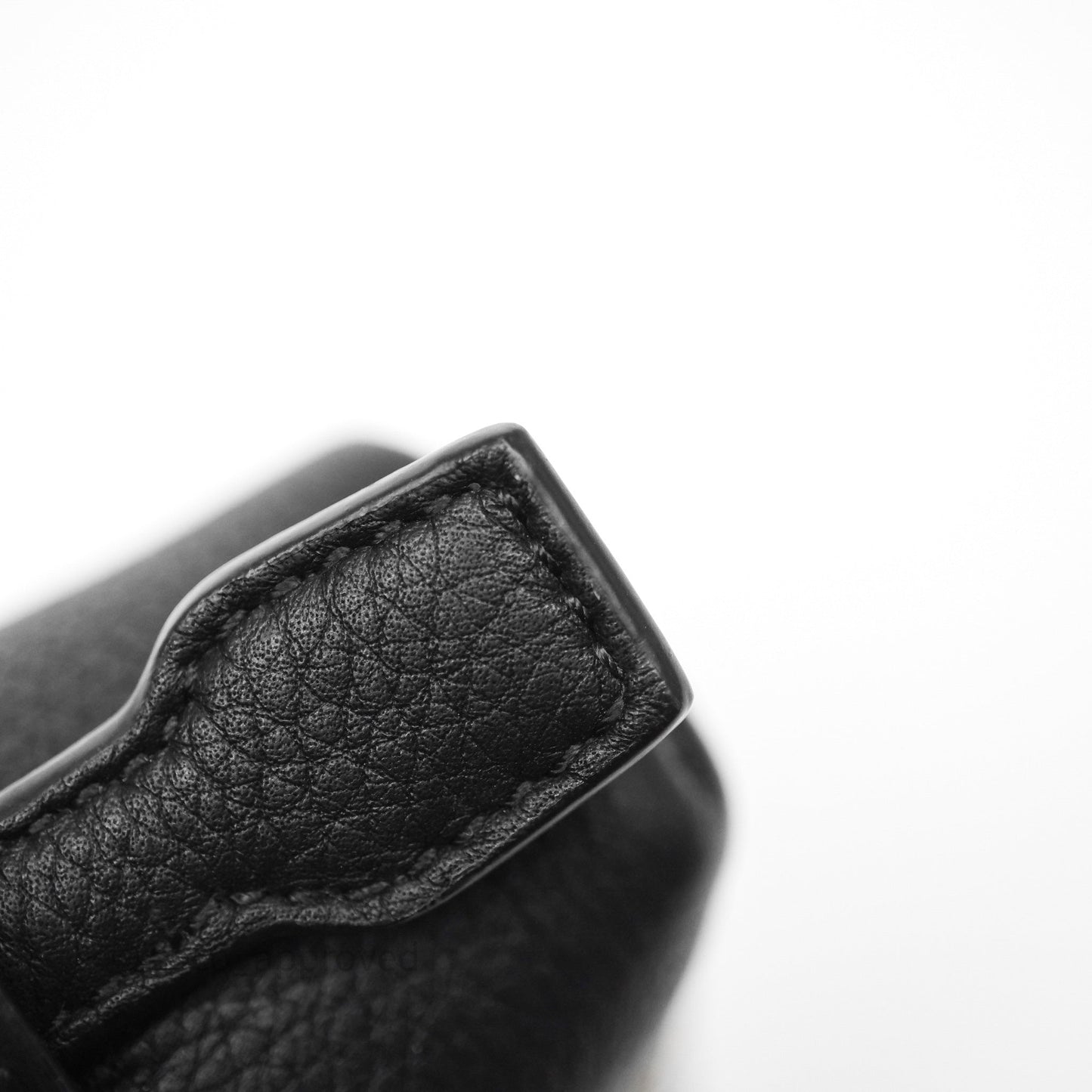 Loro Piana Extra Pocket L19 Black Grained Calfskin