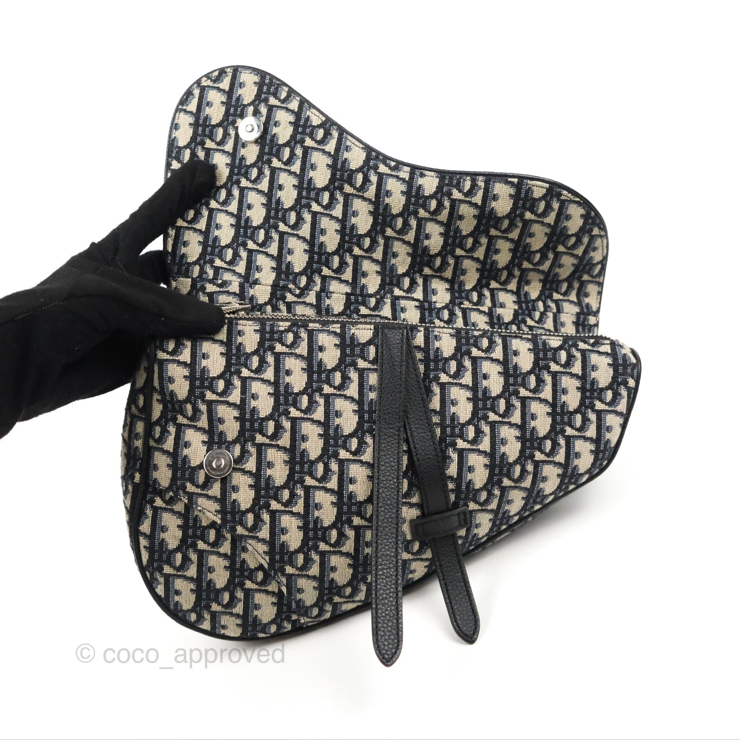 Dior Men's Saddle Bag Dior Oblique Jacquard