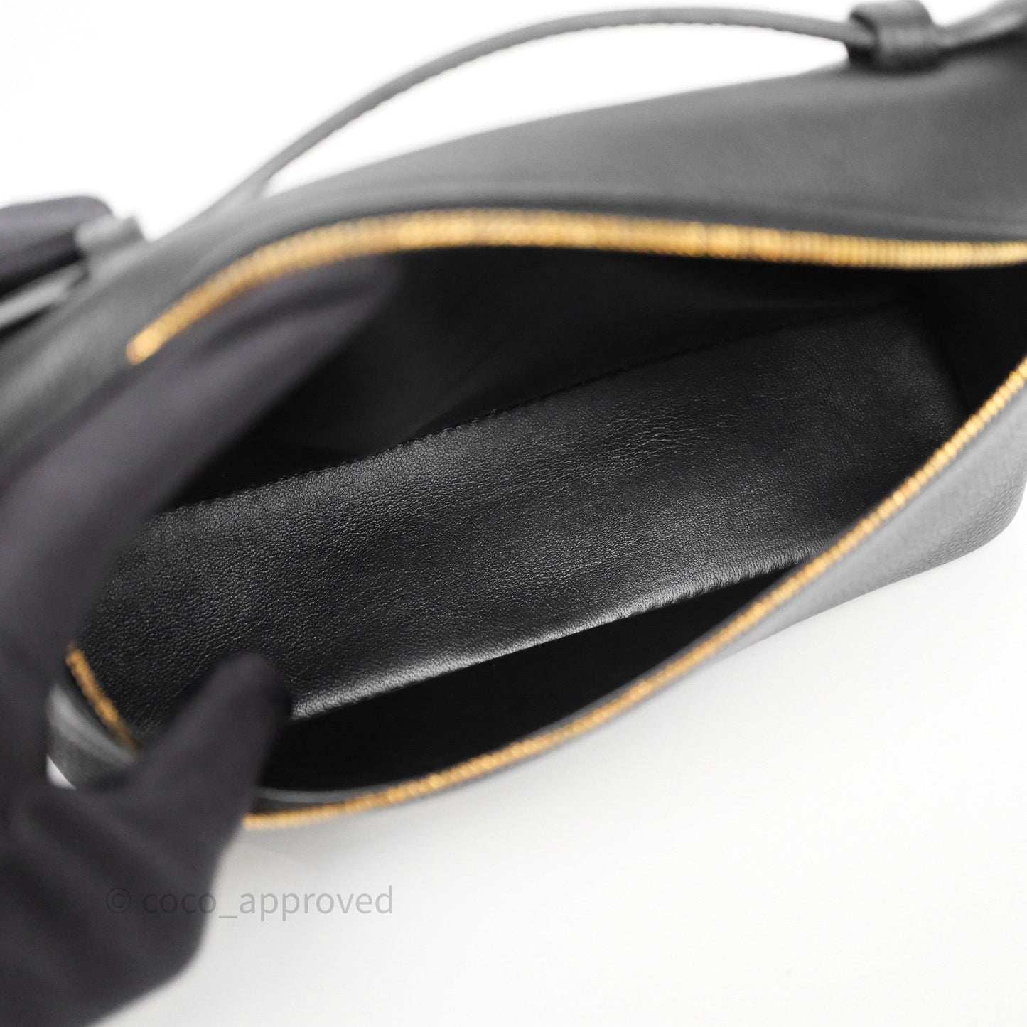 Loro Piana Extra Pocket L19 Black Grained Calfskin