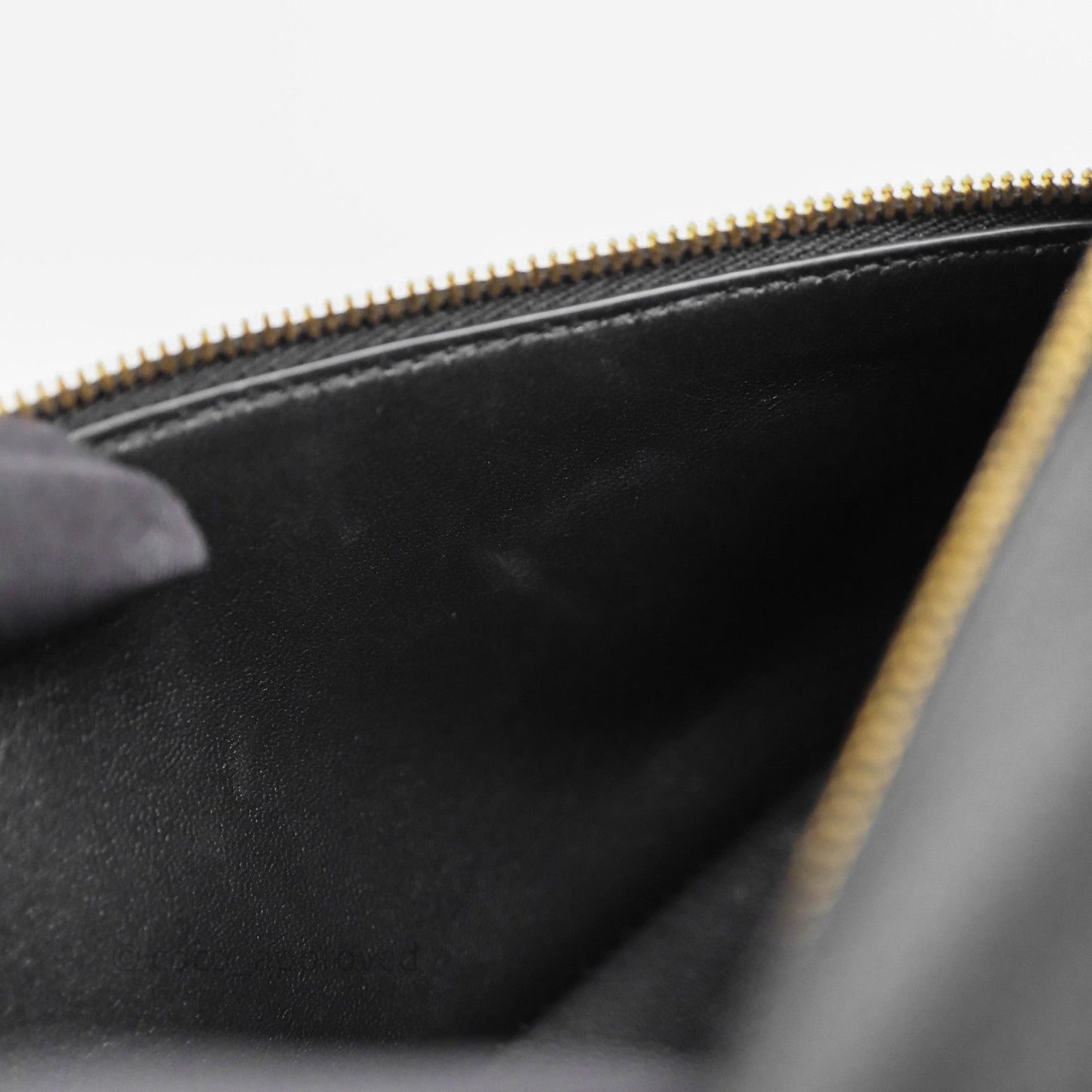 Loro Piana Extra Pocket L19 Black Grained Calfskin