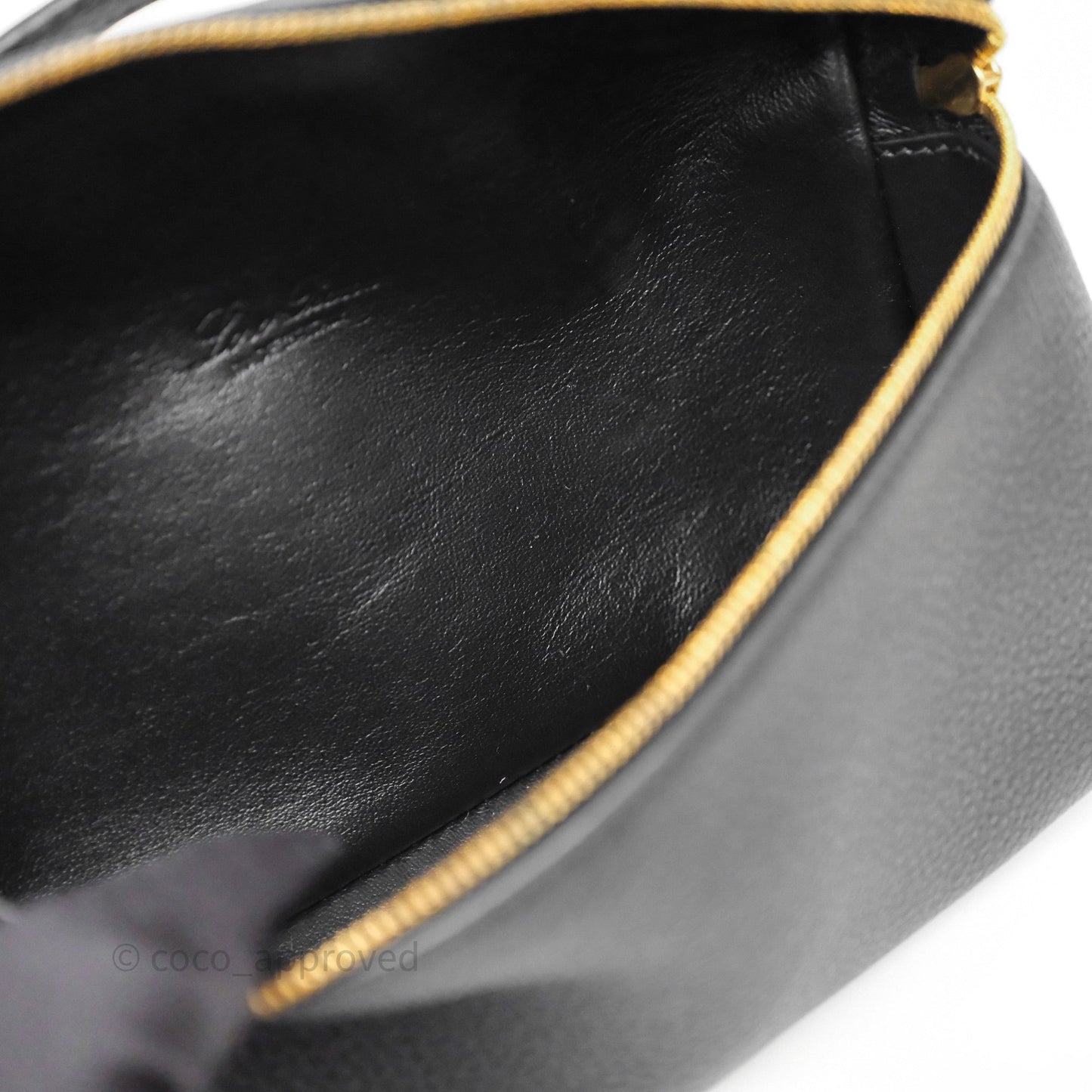 Loro Piana Extra Pocket L19 Black Grained Calfskin