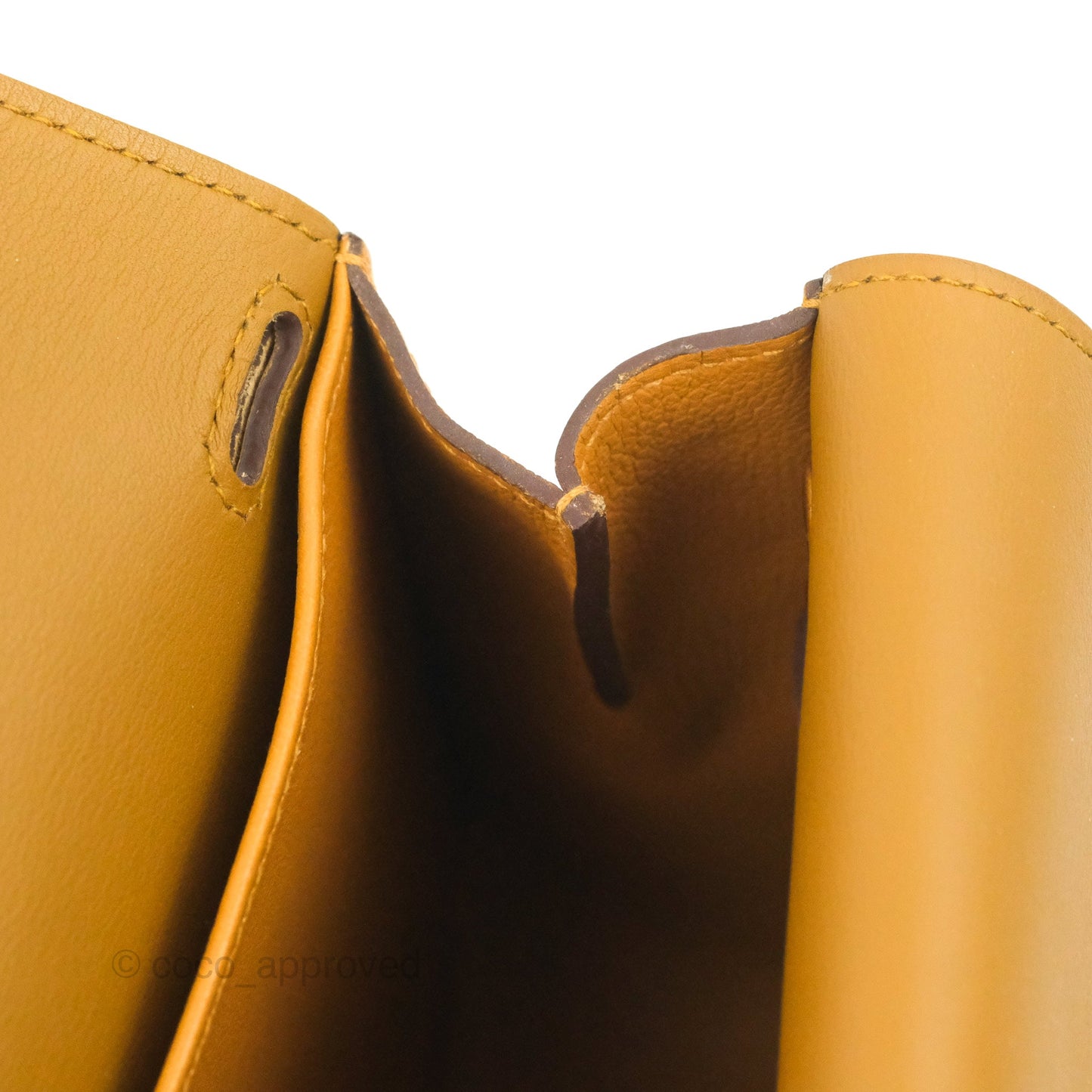 Hermès Halzan 25 Caramel Evercolour Gold Hardware