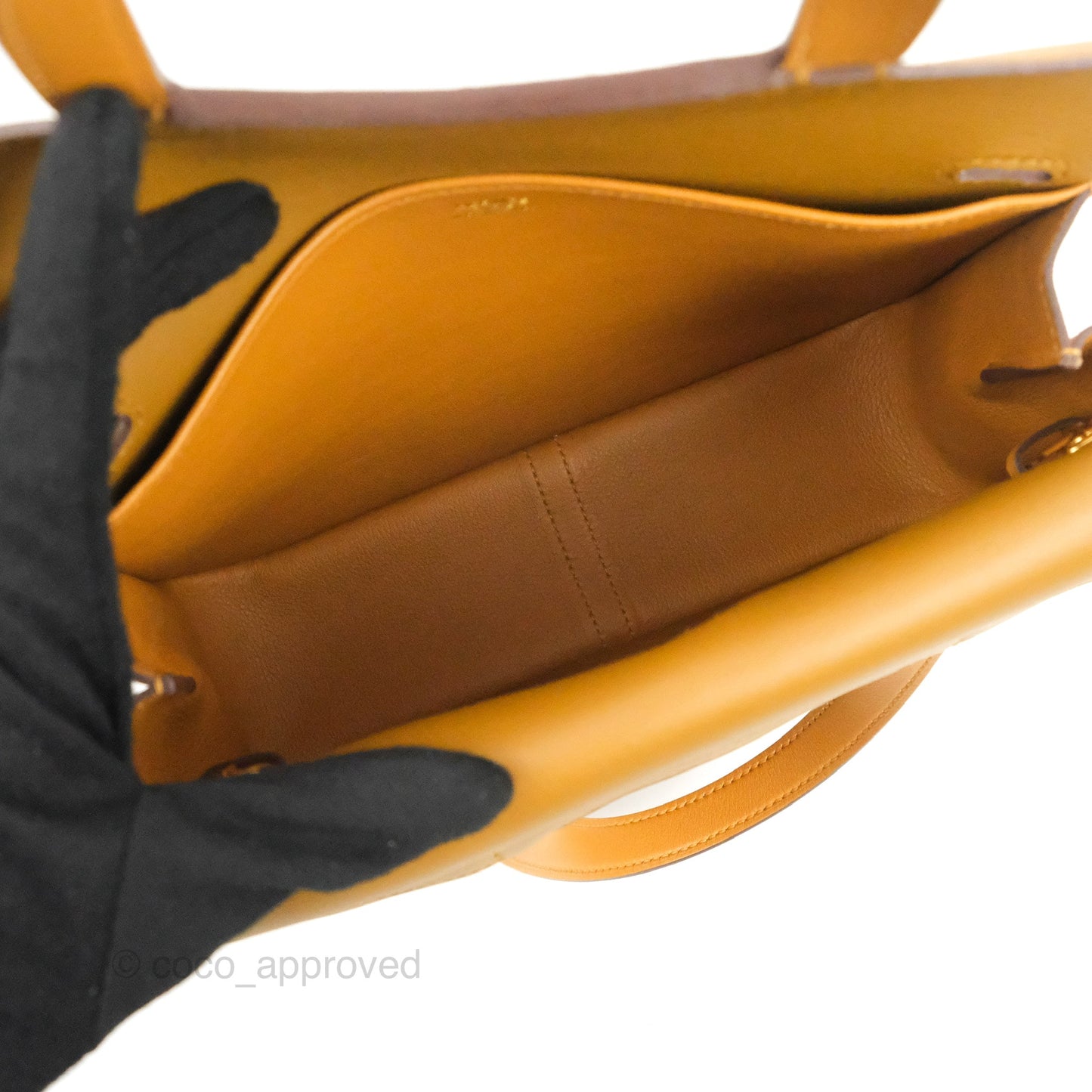 Hermès Halzan 25 Caramel Evercolour Gold Hardware