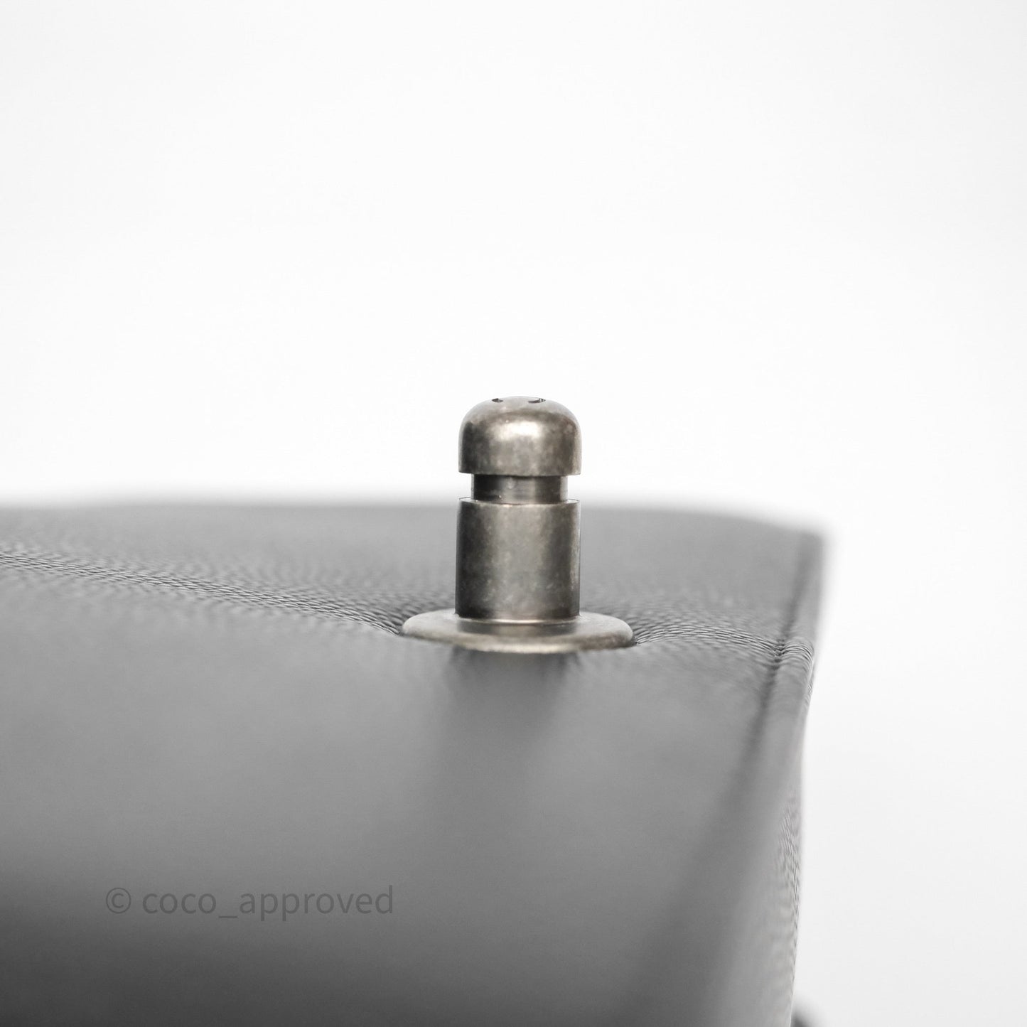 Chanel Small Boy Black Caviar Ruthenium Hardware