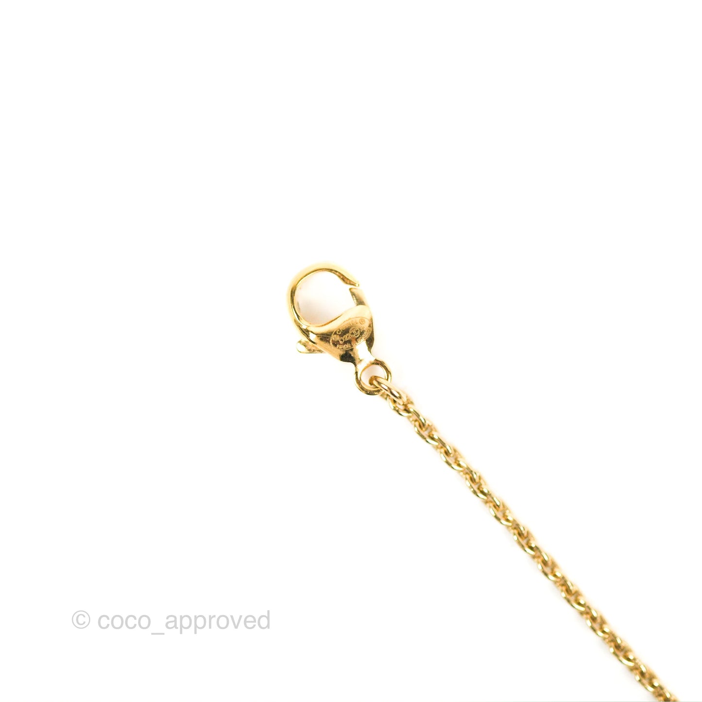 Chanel CC Resin Black Necklace Gold Tone 22A