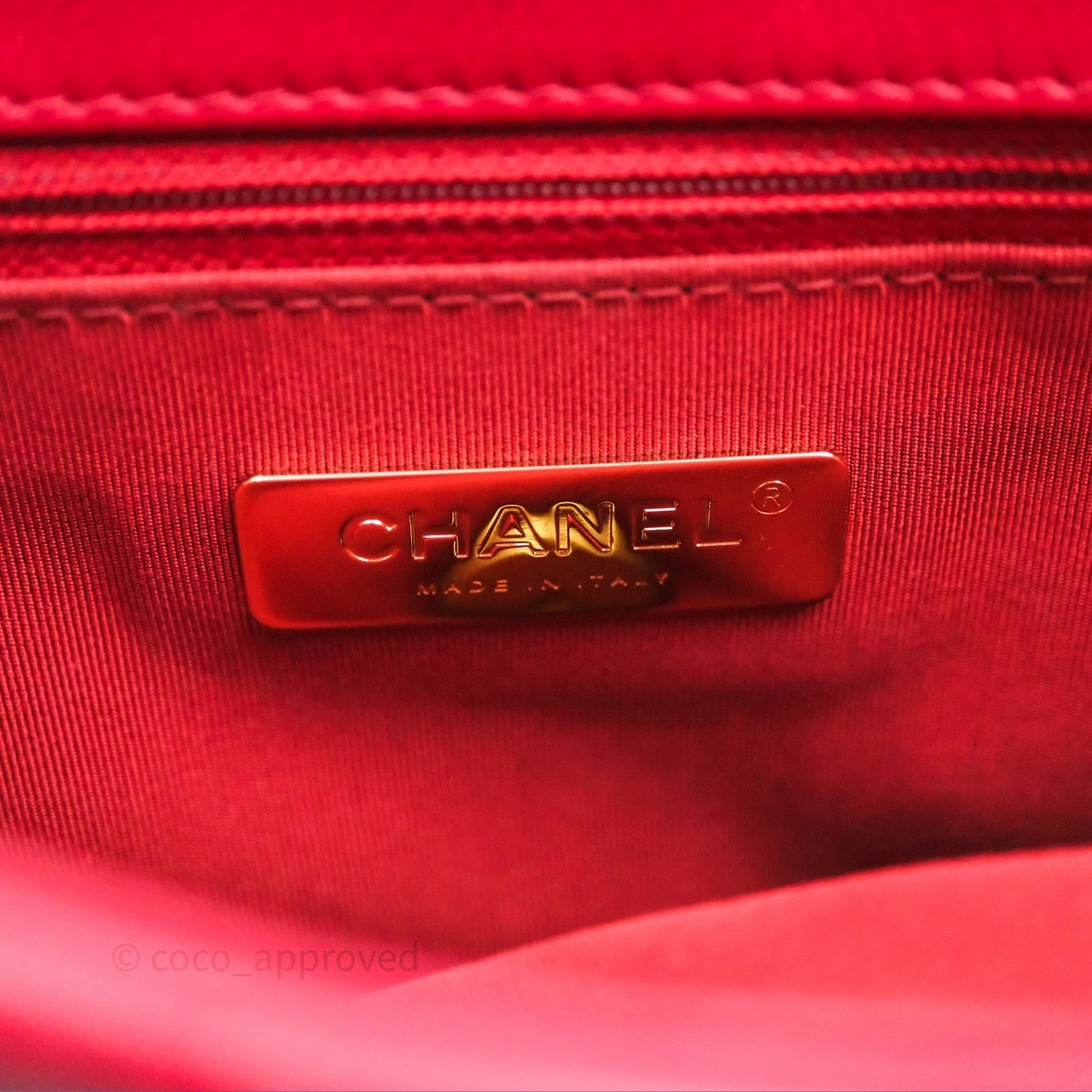Chanel 19 Small Red Mixed Hardware