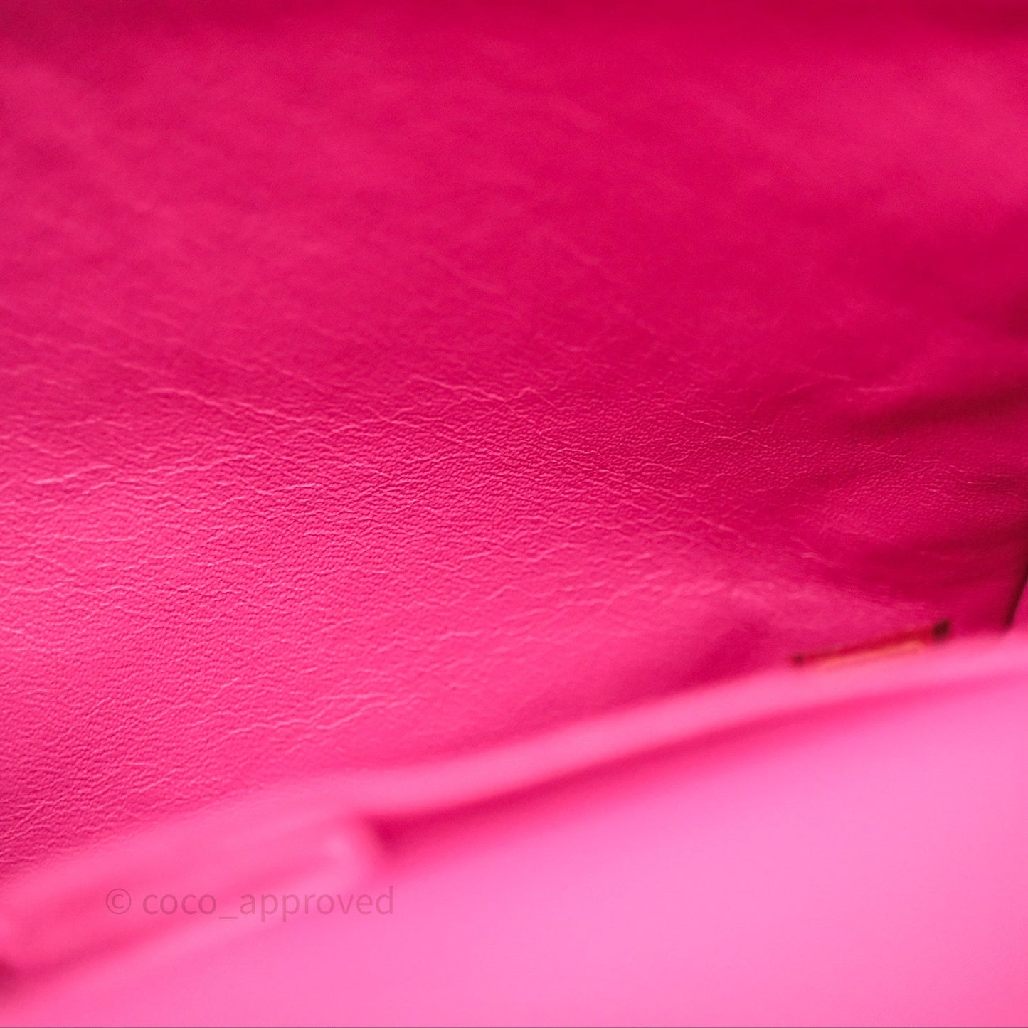 Chanel Classic M/L Medium Flap Quilted Hot Pink Lambskin Silver Hardware