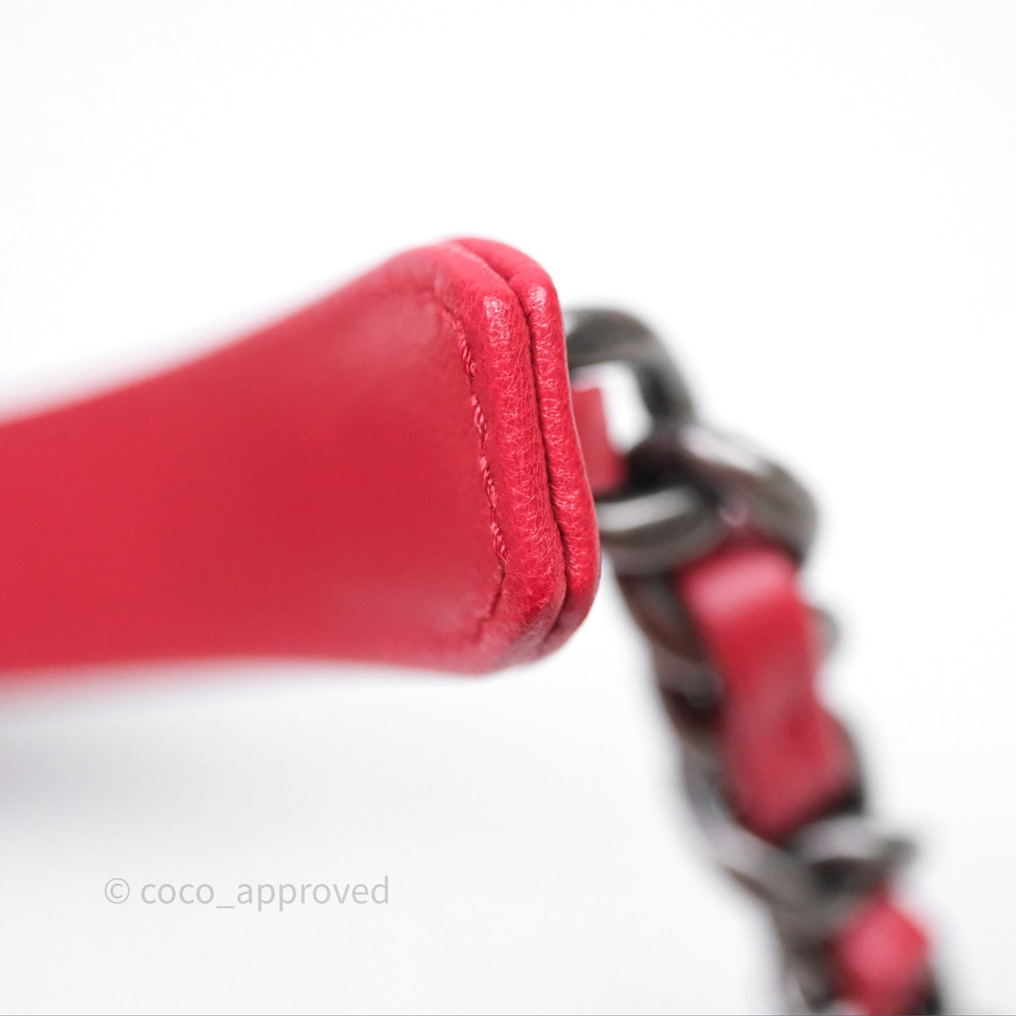 Chanel 19 Small Red Mixed Hardware