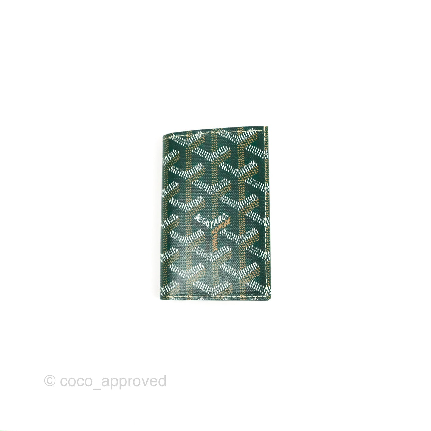 Goyard Saint Pierre Card Wallet Green Goyardine