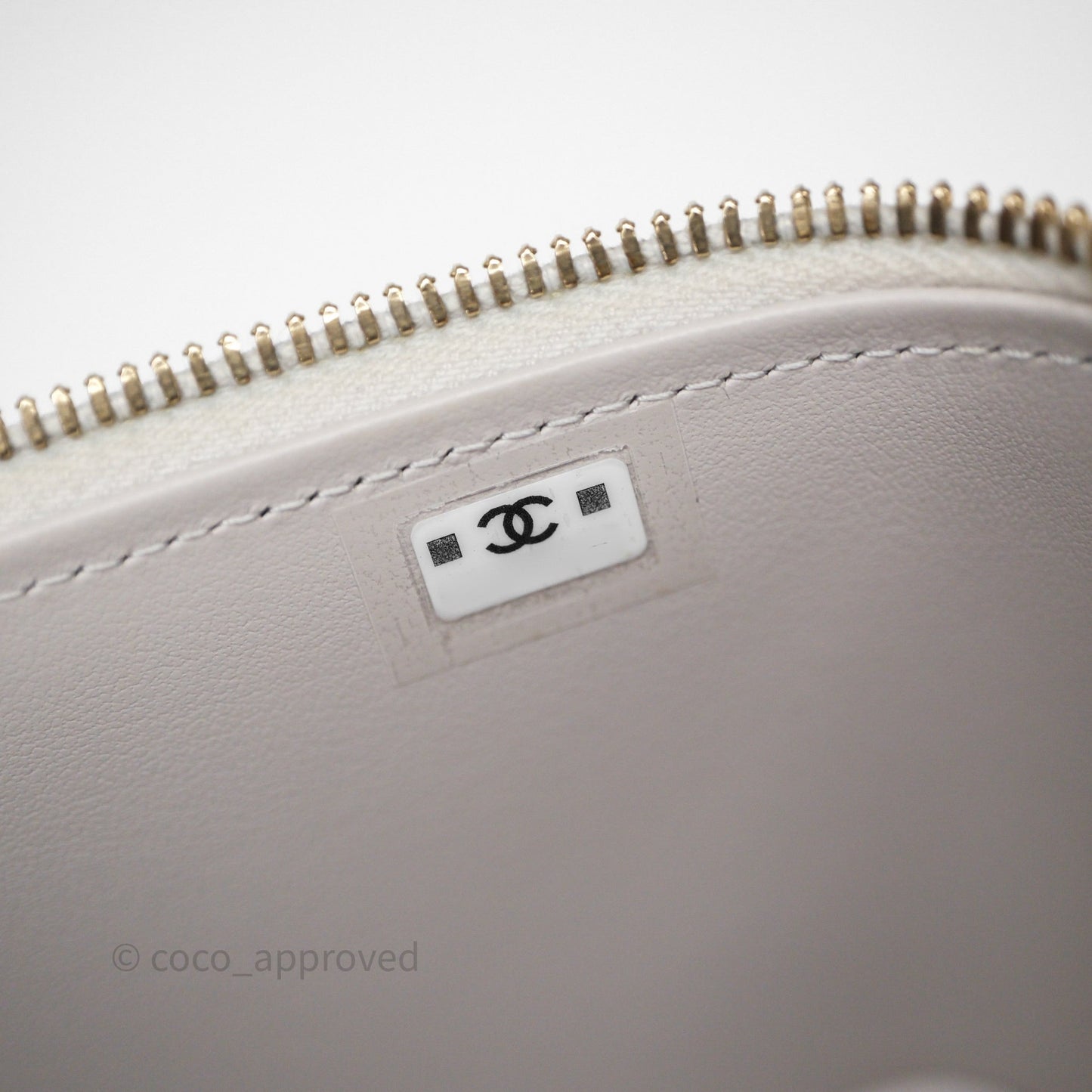 Chanel Vanity with Chain Grey Caviar Gold Hardware