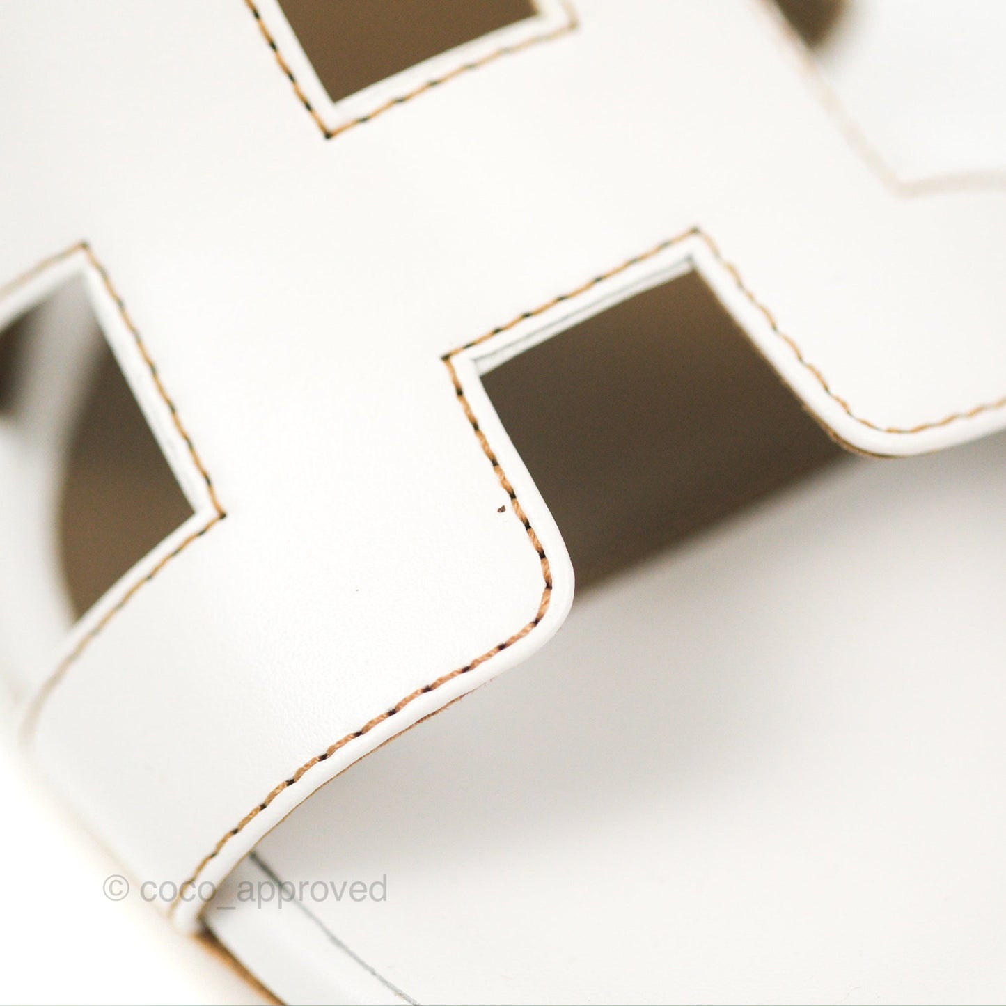Hermès Oasis White Sandals Size 36.5