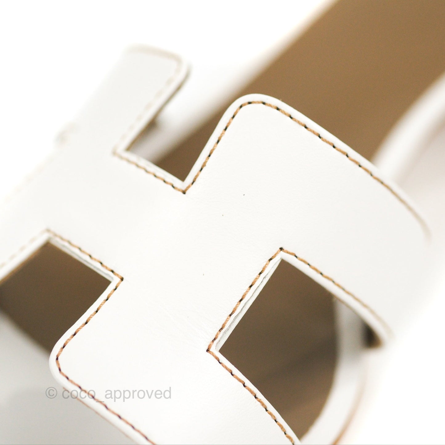Hermès Oasis White Sandals Size 36.5