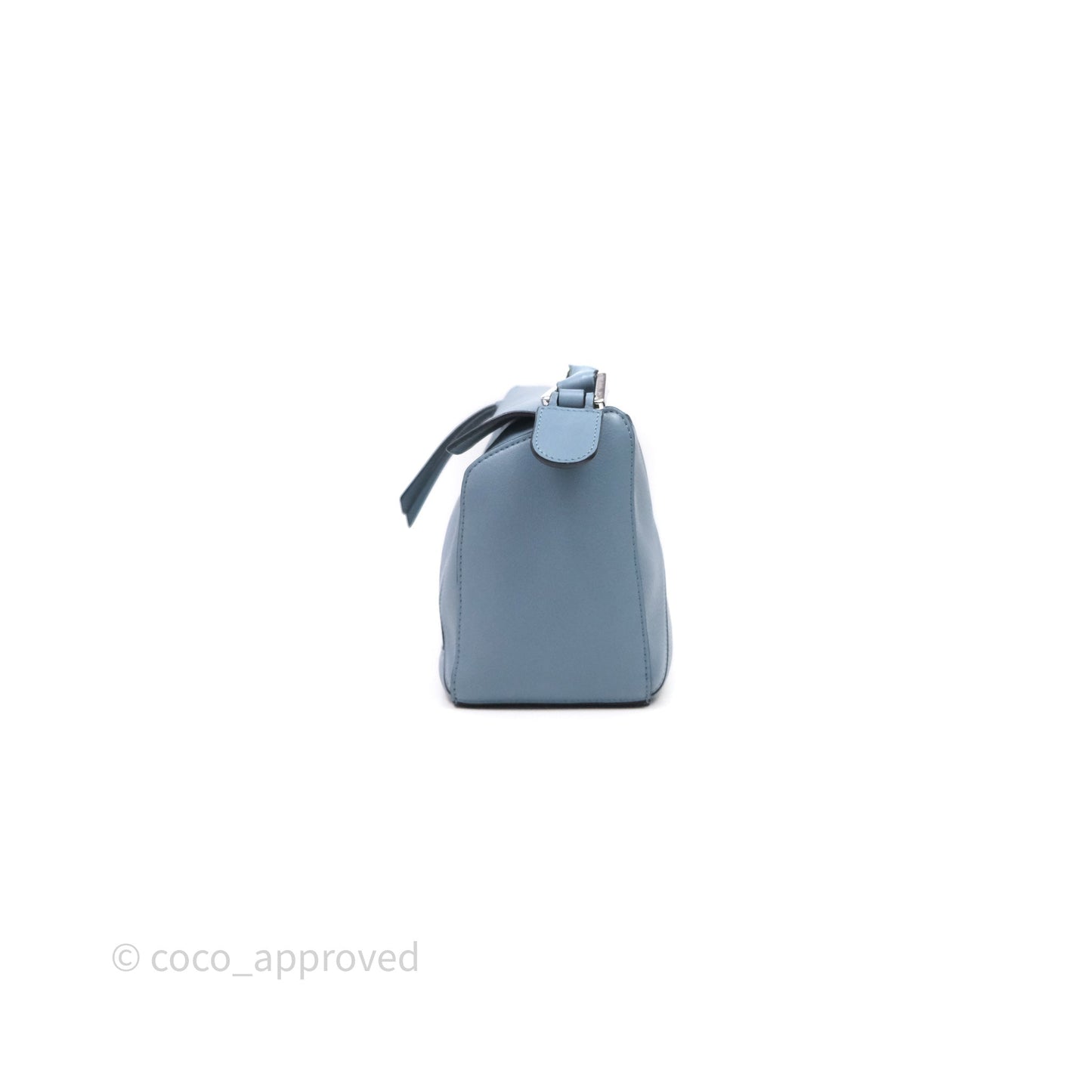 Loewe Small Puzzle Bag Stone Blue Calfskin
