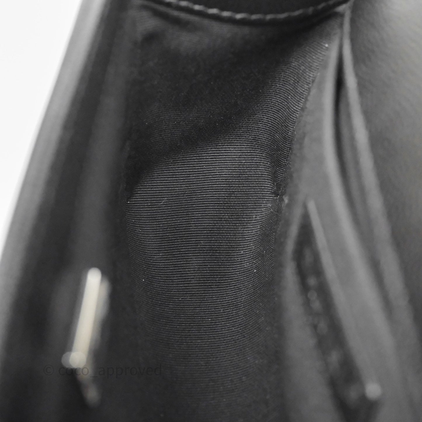 Chanel Small Boy Black Caviar Ruthenium Hardware