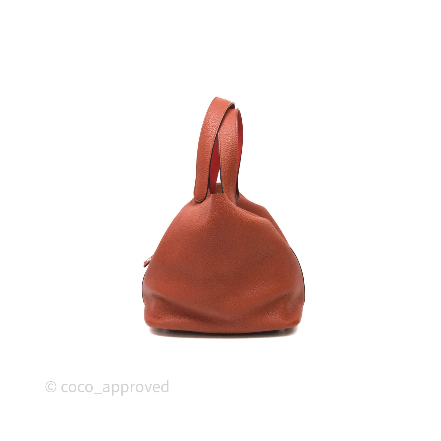 Hermès Picotin 22 Cuivre 6C Clemence Palladium Hardware